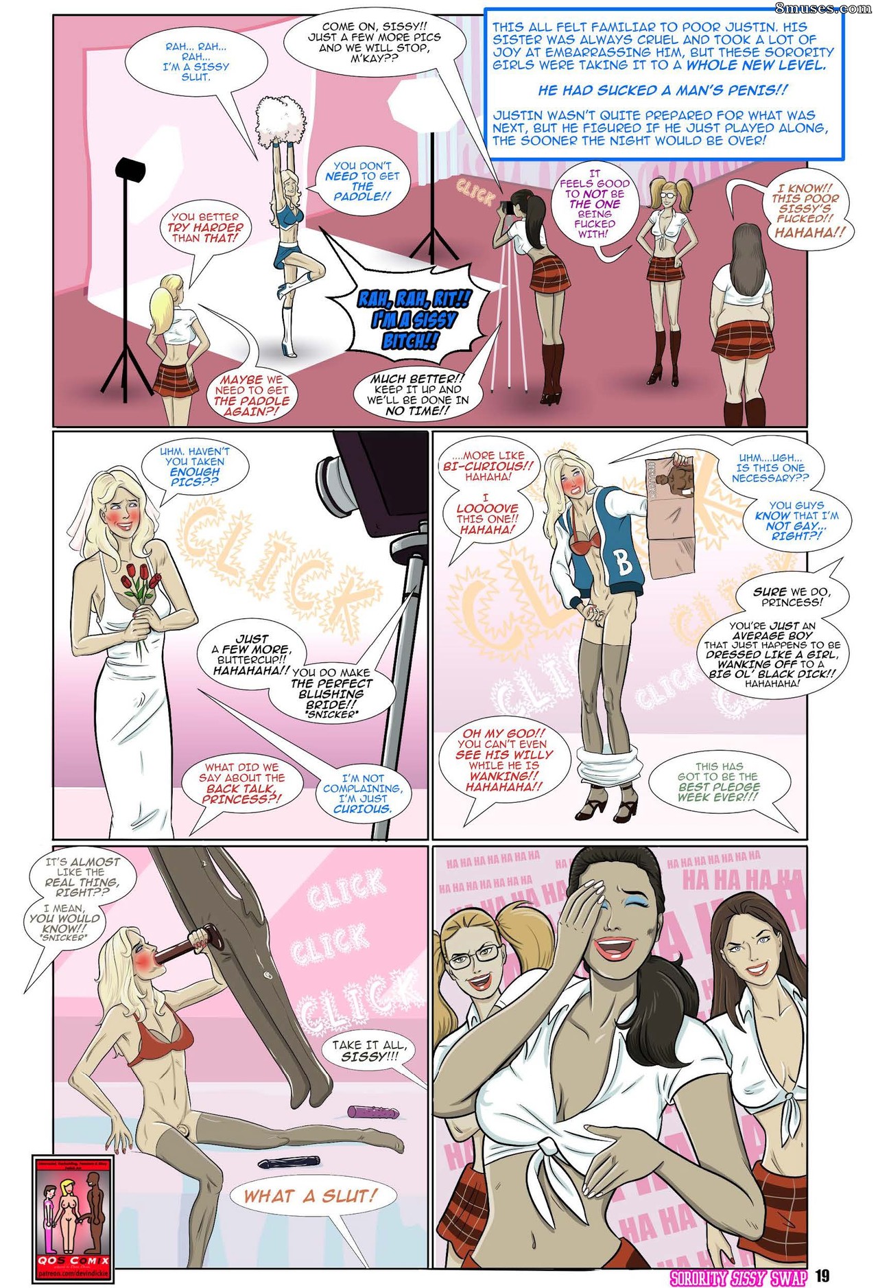 Devin Dickie Comics - Sorority Sissy Swap - Page 44