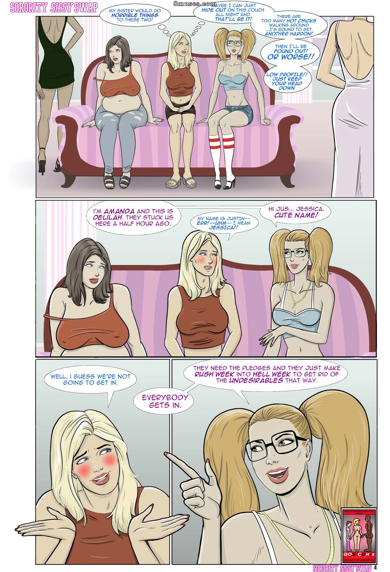 Devin Dickie Comics - Sorority Sissy Swap - Page 29