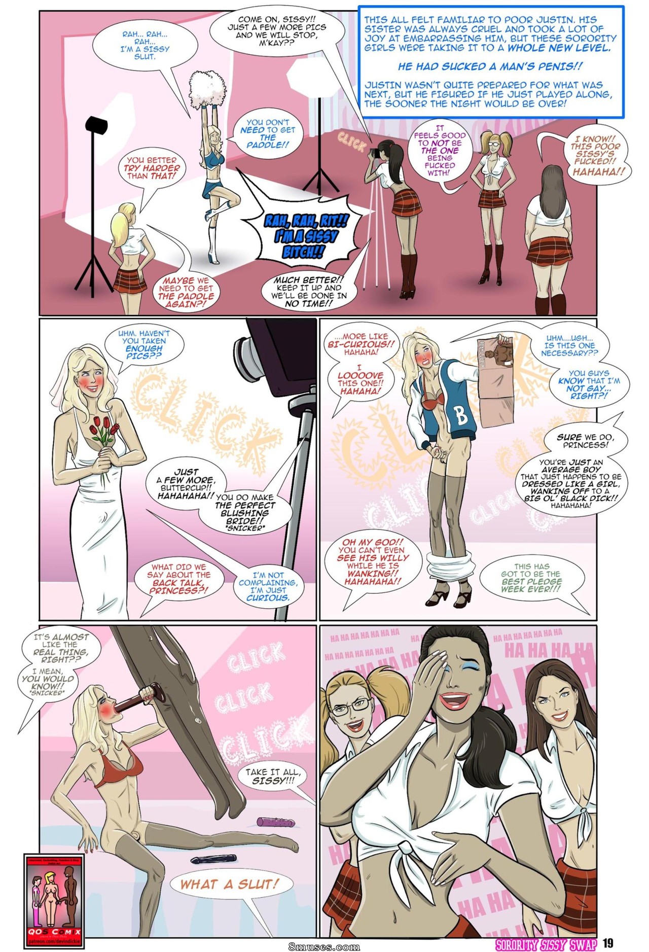 Devin Dickie Comics - Sorority Sissy Swap - Page 20