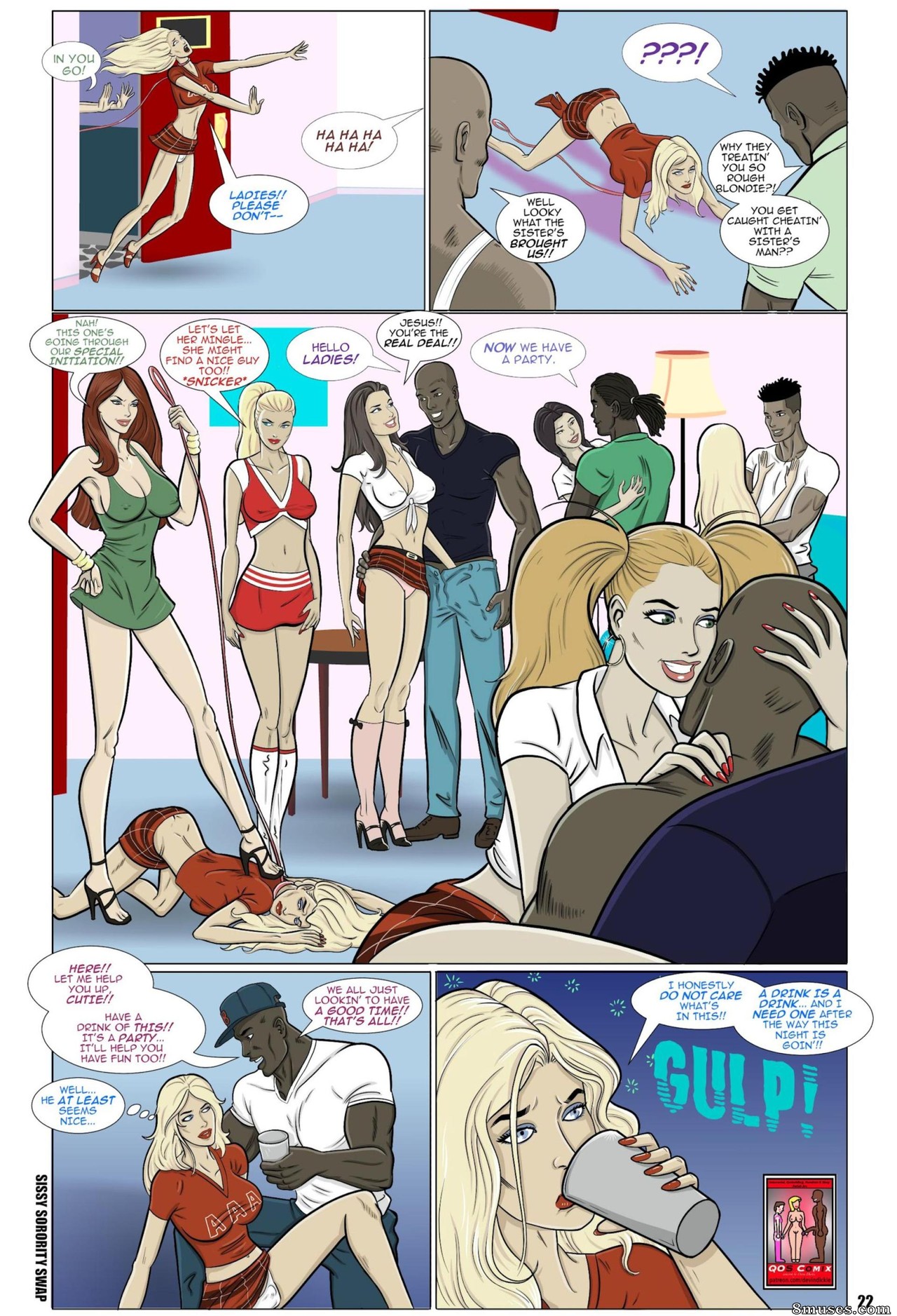 Devin Dickie Comics - Sorority Sissy Swap - Page 23