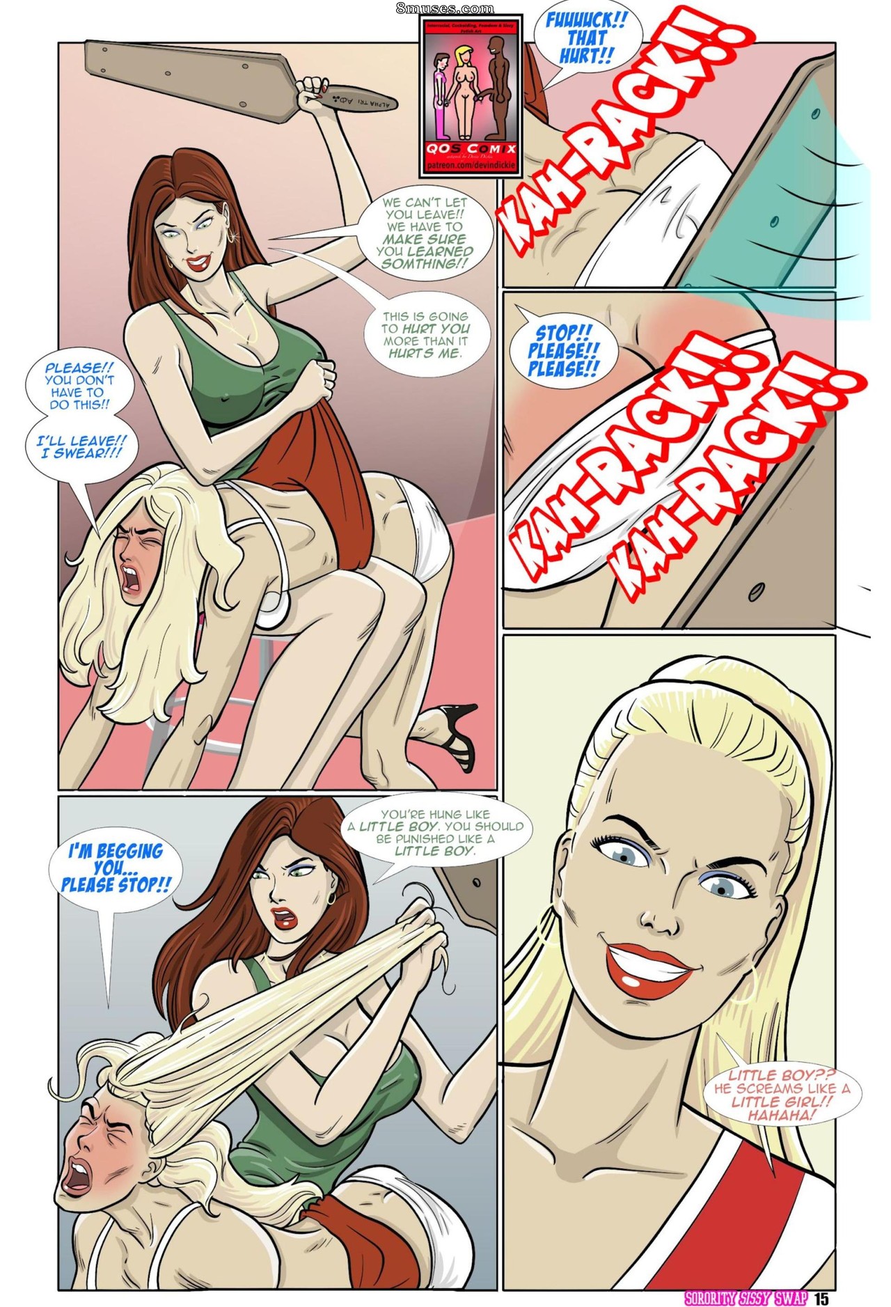 Devin Dickie Comics - Sorority Sissy Swap - Page 16