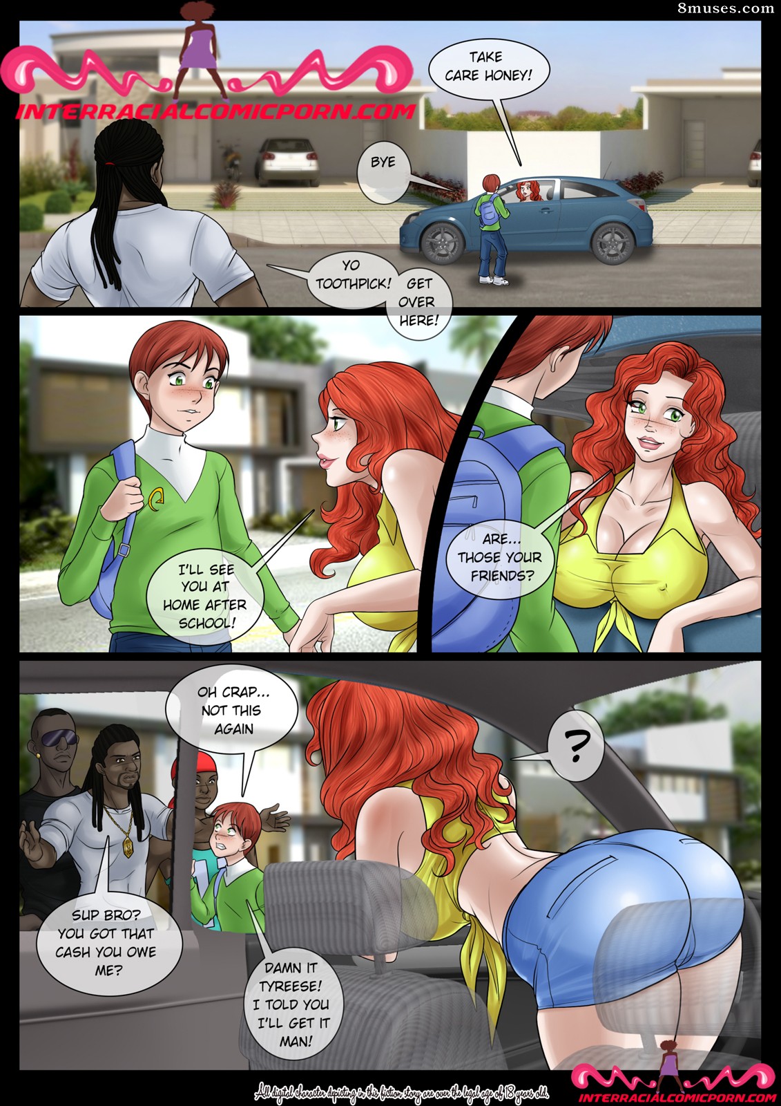 InterracialComicPorn.com Comics - The Bully - Page 1