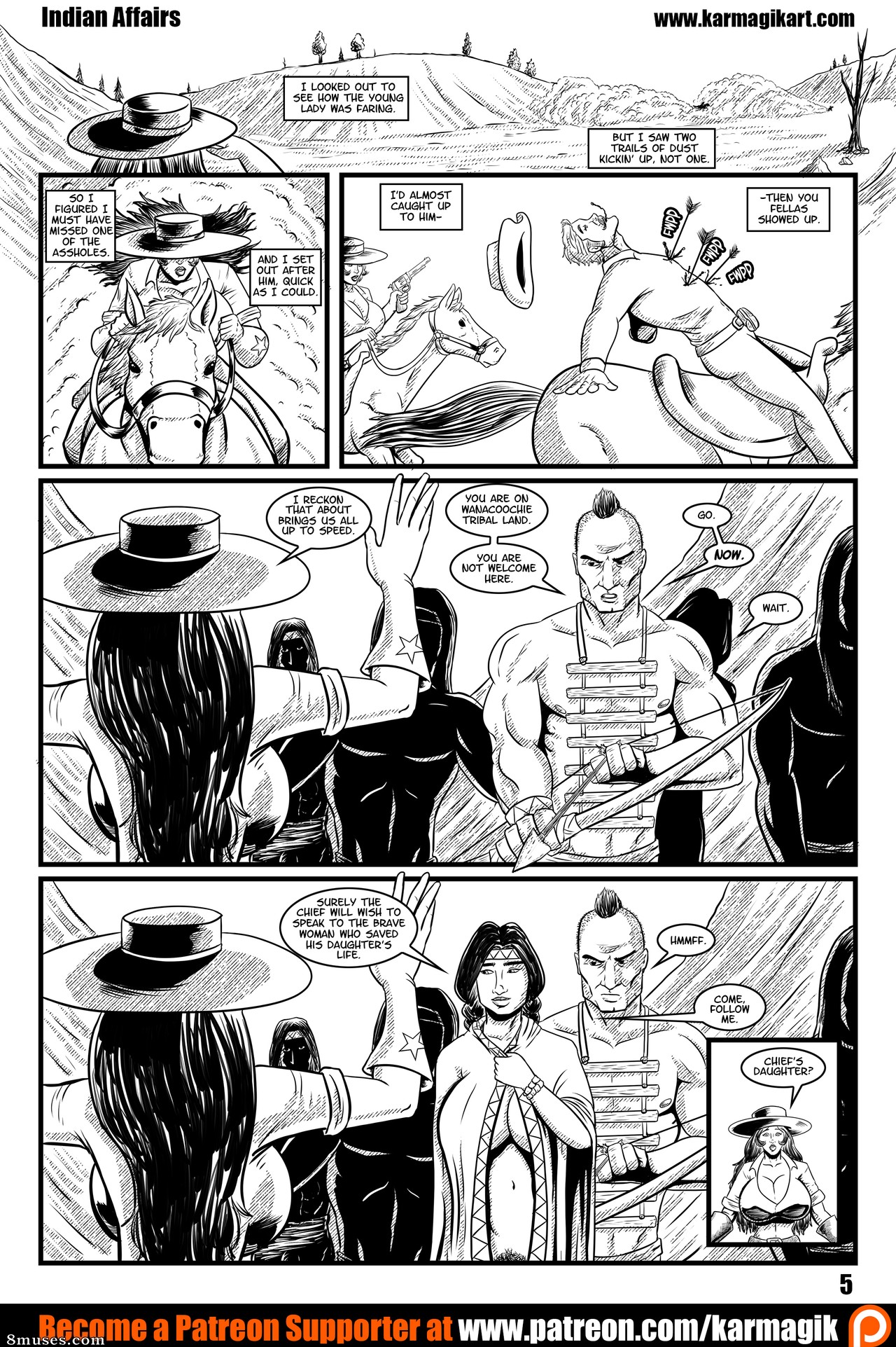 Issue 2 - Indian Affairs - Black and White - Page 6