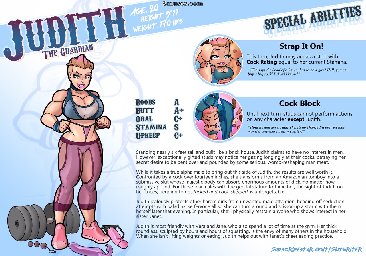 My Mom and Sister are Size Queen Sluts - Character Sheets - Page 8