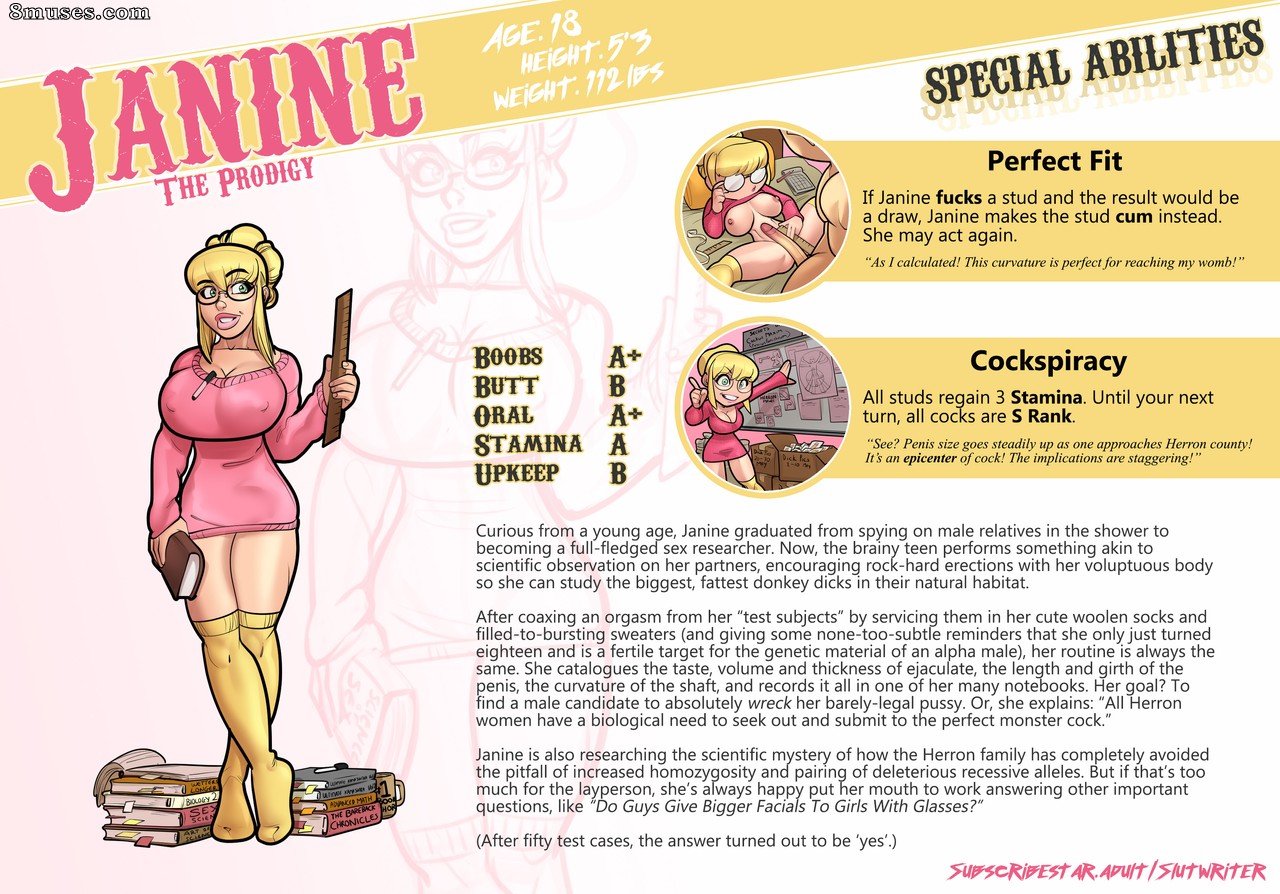 My Mom and Sister are Size Queen Sluts - Character Sheets - Page 3