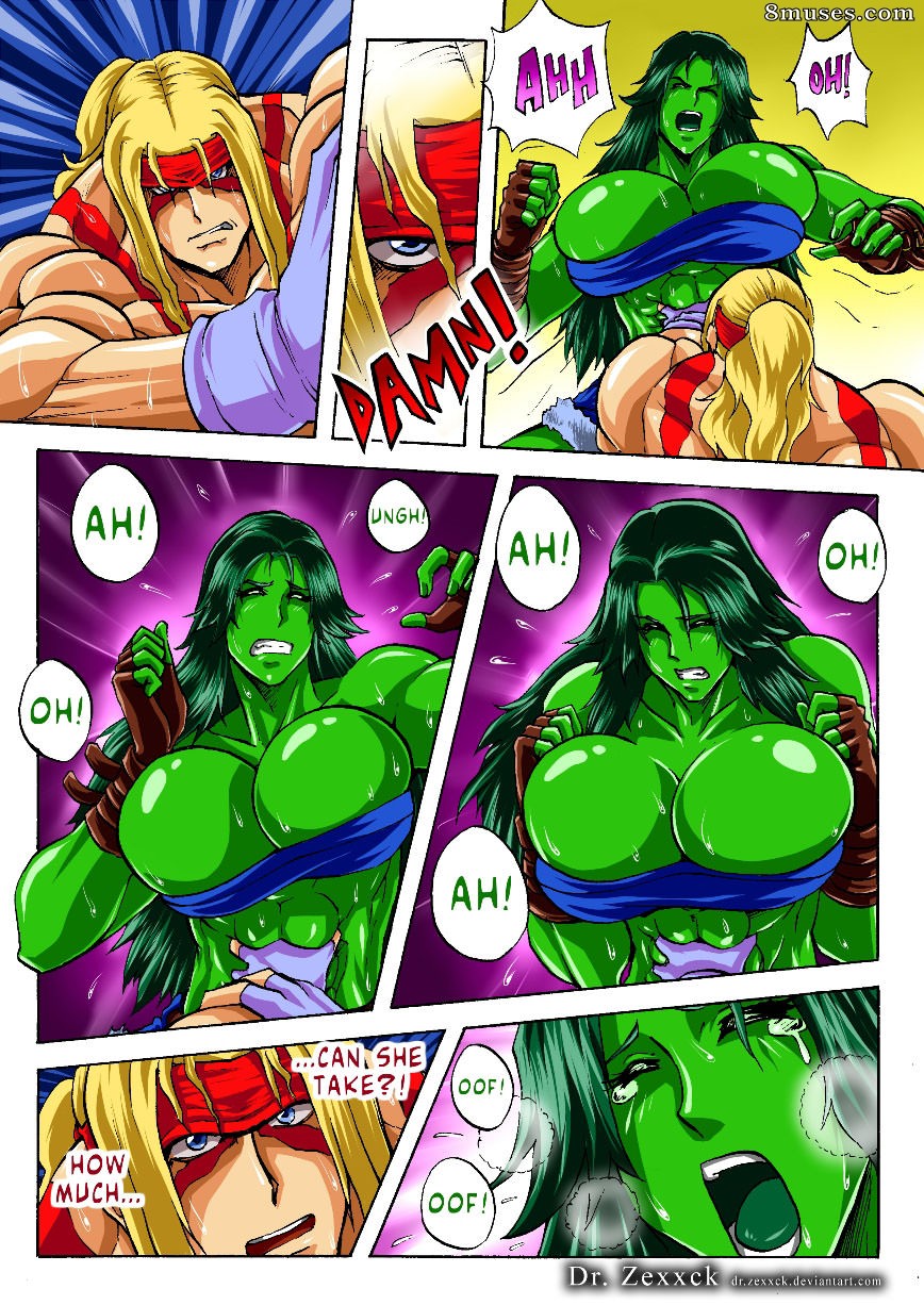 DrZexxck Comics - Alex vs. Mulher-Hulk - Página 8