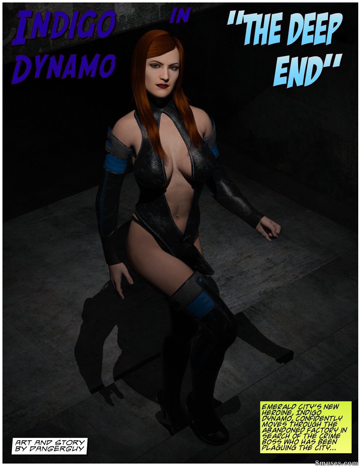 Superheroine Central Comics - Dinamo índigo - O fundo do poço - Página 1