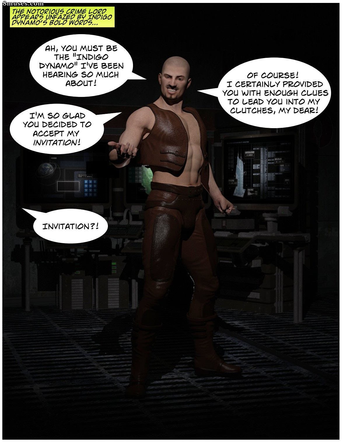 Superheroine Central Comics - Dinamo índigo - O fundo do poço - Página 4