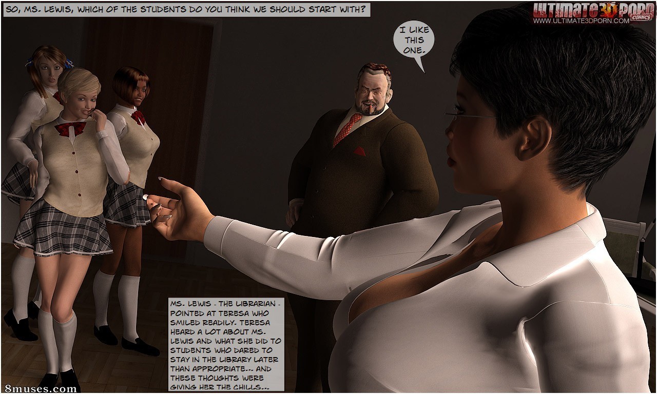 Ultimate3DPorn Comics - The Hotkiss boarding school 4. Talent Show. Episode 1 - Page 4