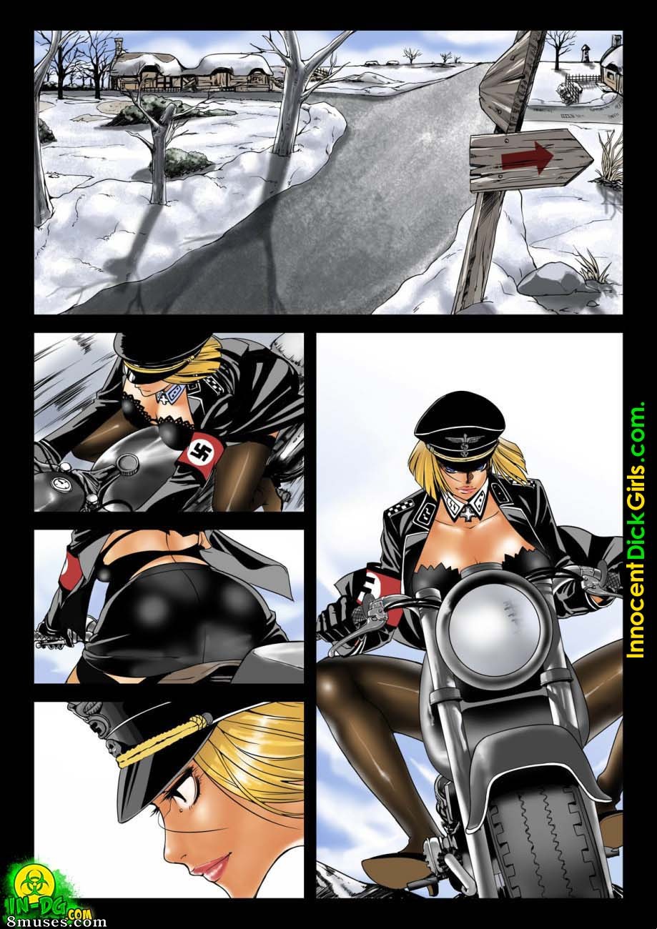 Innocent Dickgirls Comics - Nazi Amanda Vs Comrade Nicole - Page 3