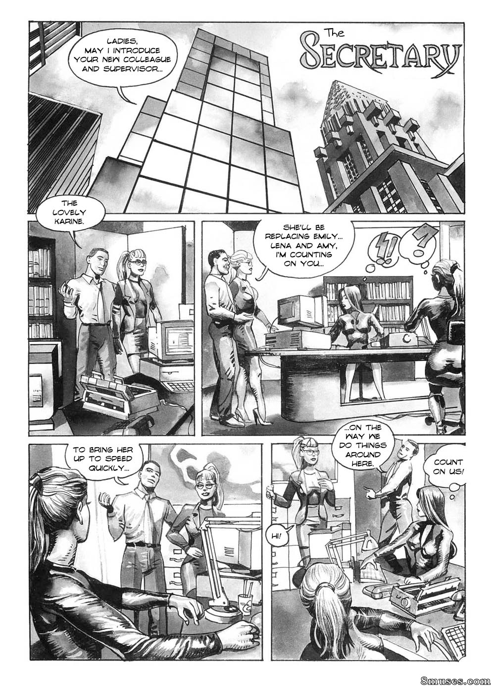 Bruno Coq Comics - A Secretária - Página 2