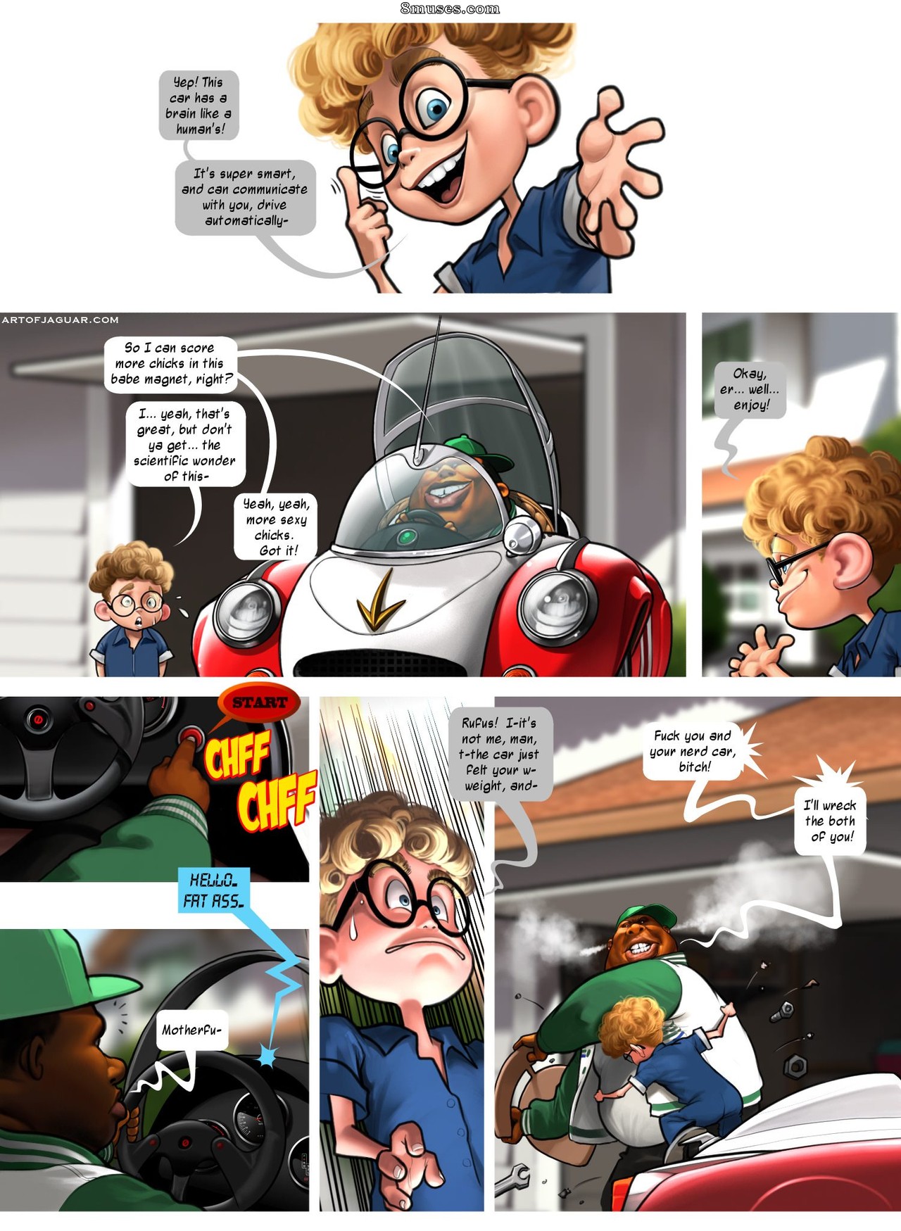 ArtOfJaguar Comics - Bangin Buddies 3 - Page 8