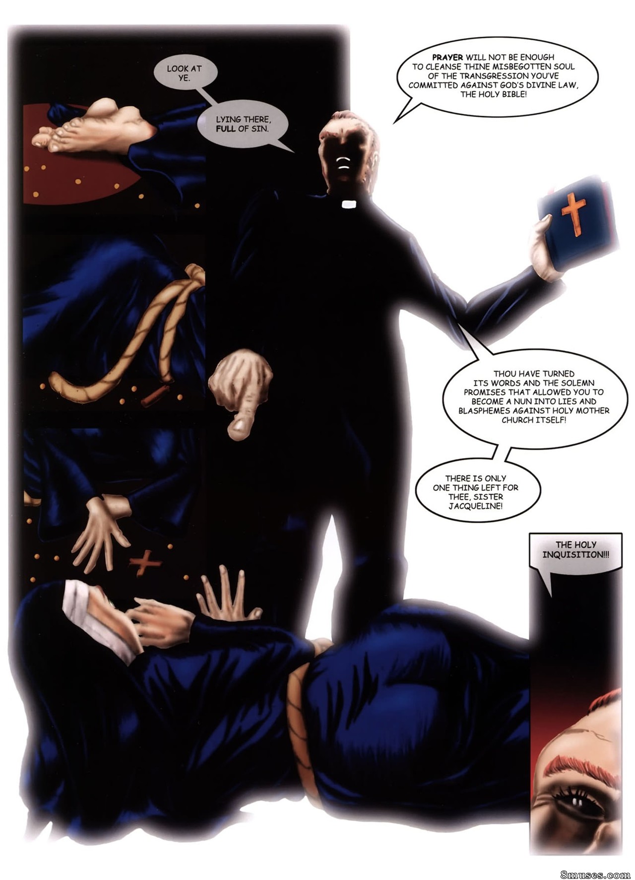 Amerotica Comics - The Confessions of Sister Jacqueline - Page 8