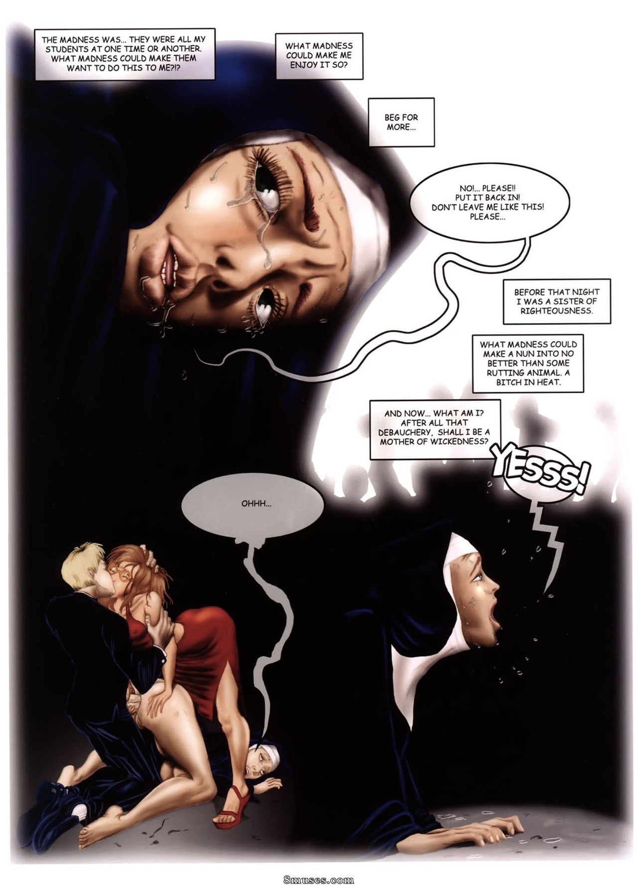Amerotica Comics - The Confessions of Sister Jacqueline - Page 6