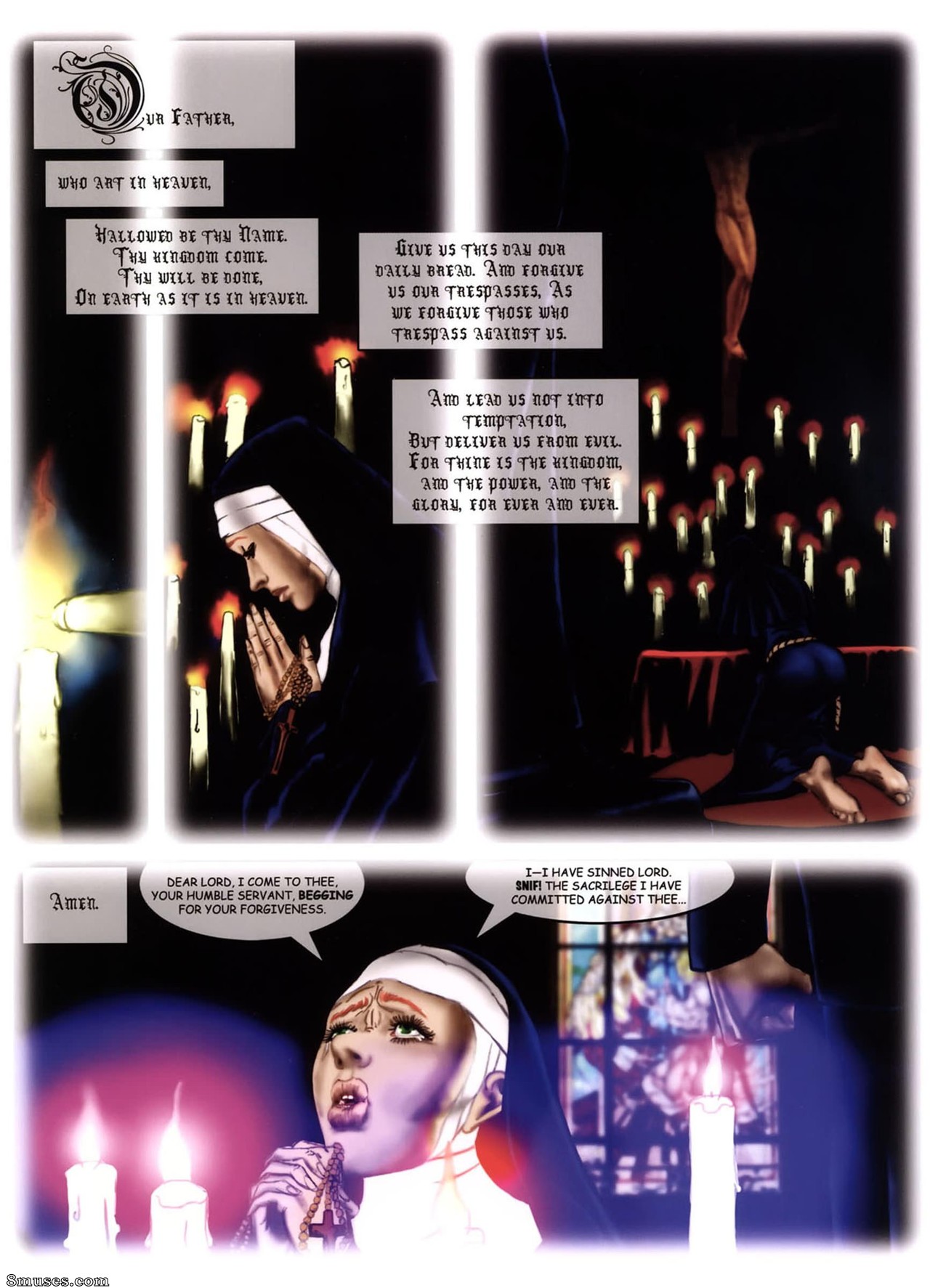 Amerotica Comics - The Confessions of Sister Jacqueline - Page 4