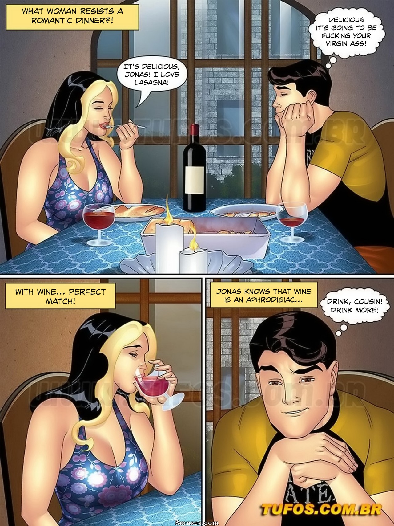 Tia, primas e cia - English - Issue 34 - Cousin's virgin ass - Page 4