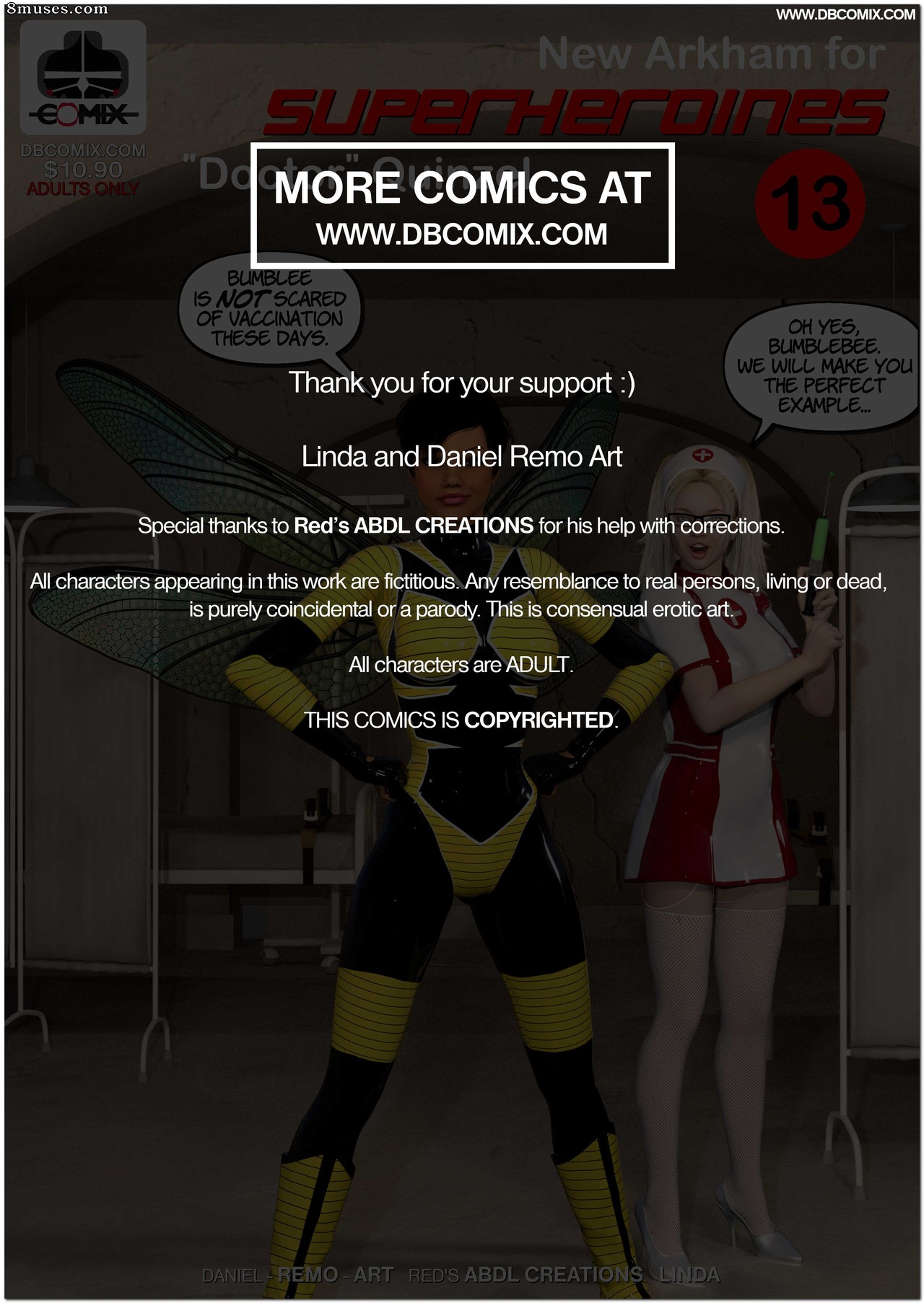 New Arkham For Superheroines - Issue 14 - Page 89