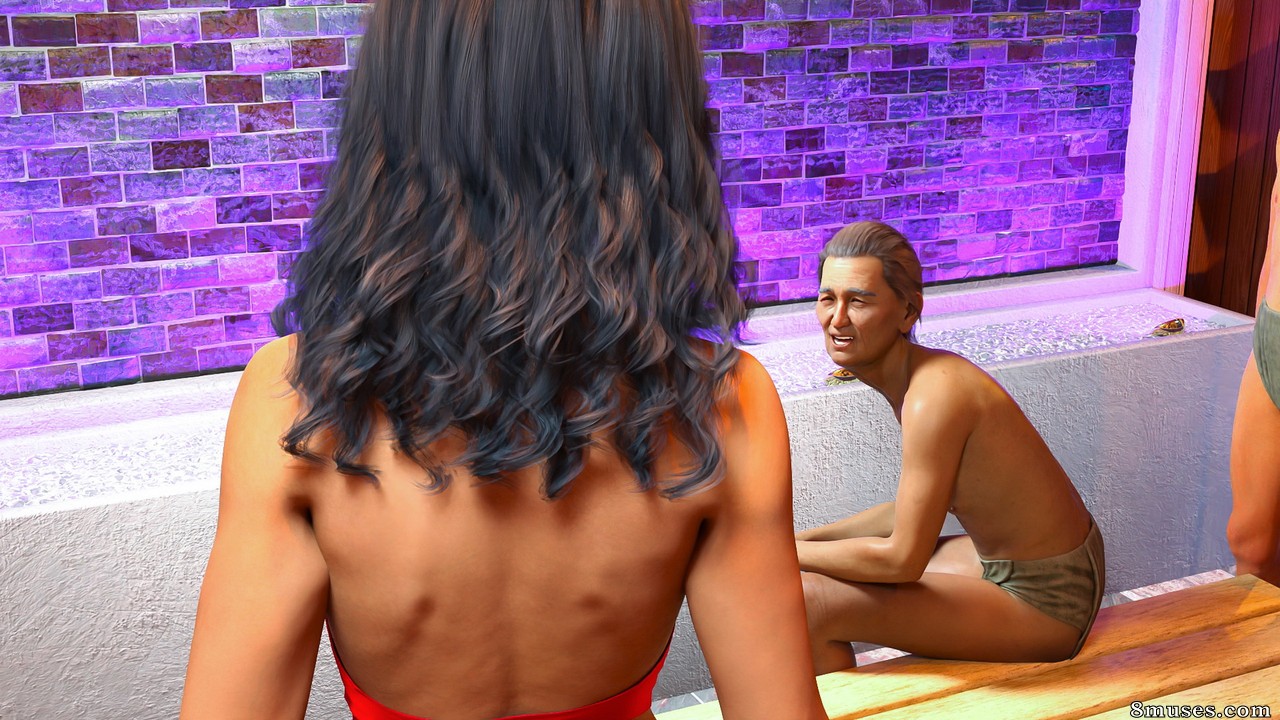 Sueño profundo - Hermana de Grandes Senos Follando en un SPA con Dos Hombres Mayores - Página 4