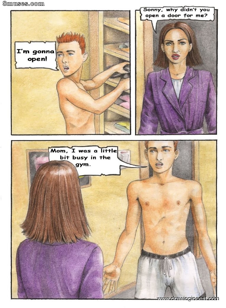 2D - Mom and son have sexual training - Page 5