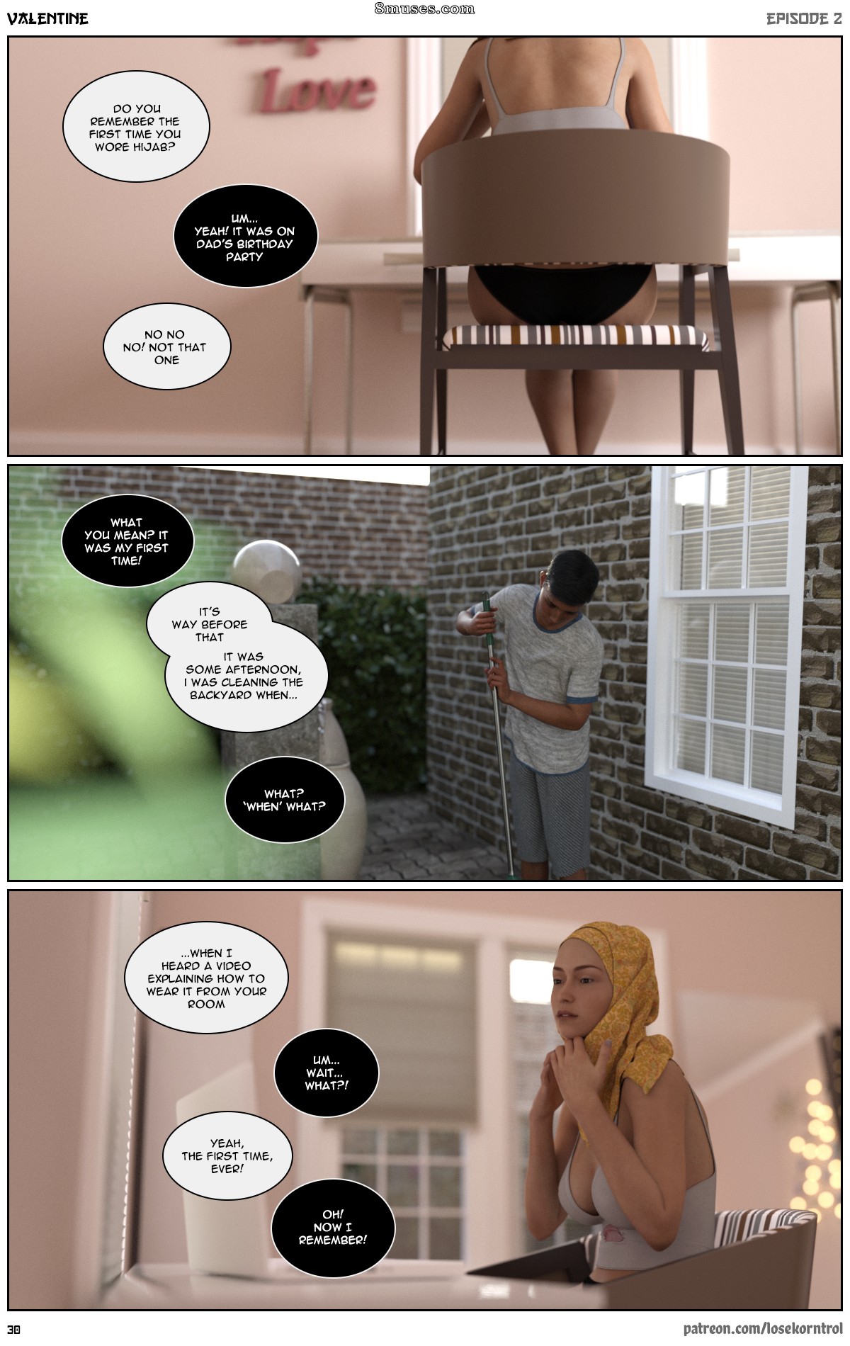 Hijab 3DX - LoseKorntrol - Valentine 2 - Page 30