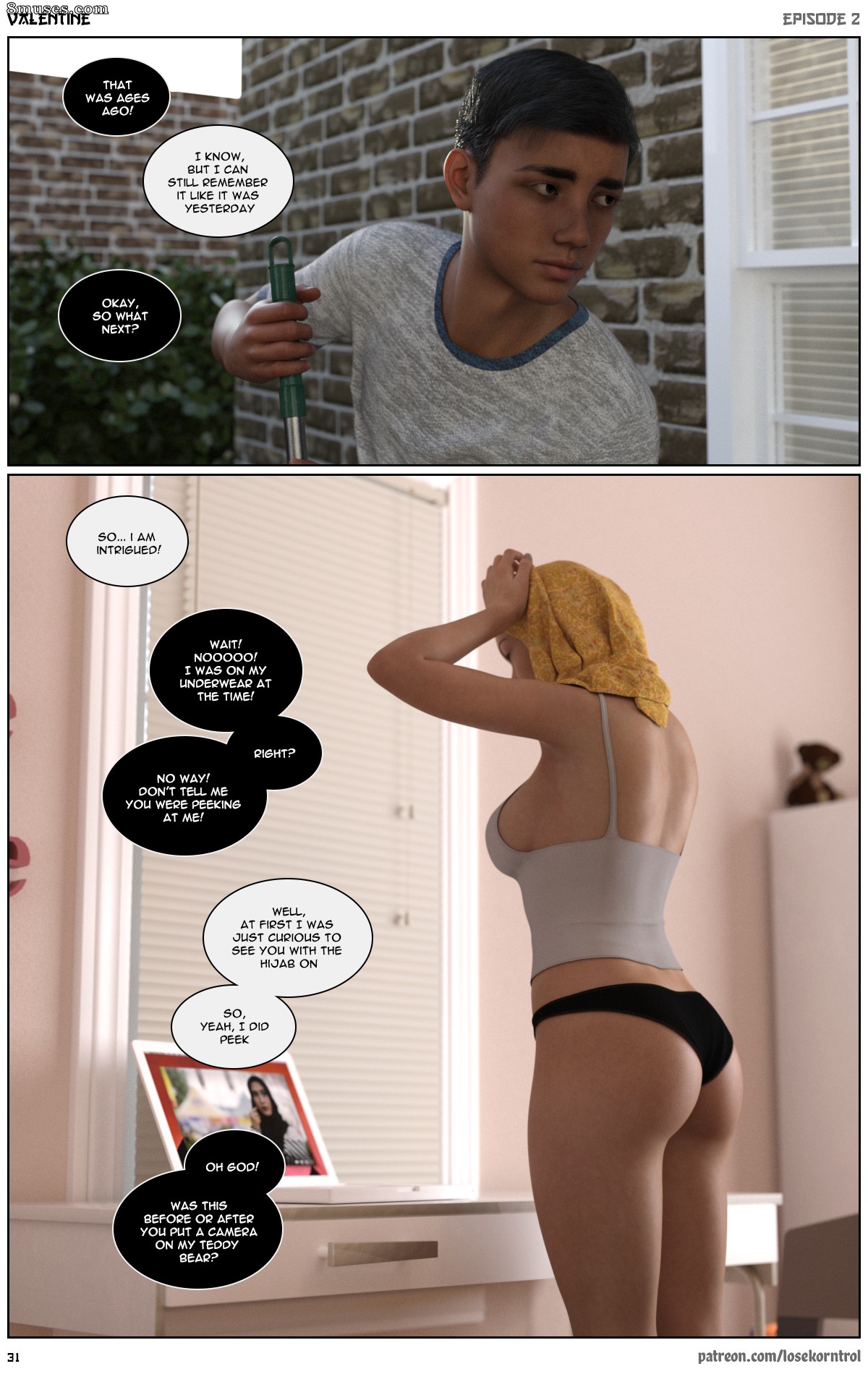 Hijab 3DX - LoseKorntrol - Valentine 2 - Page 31