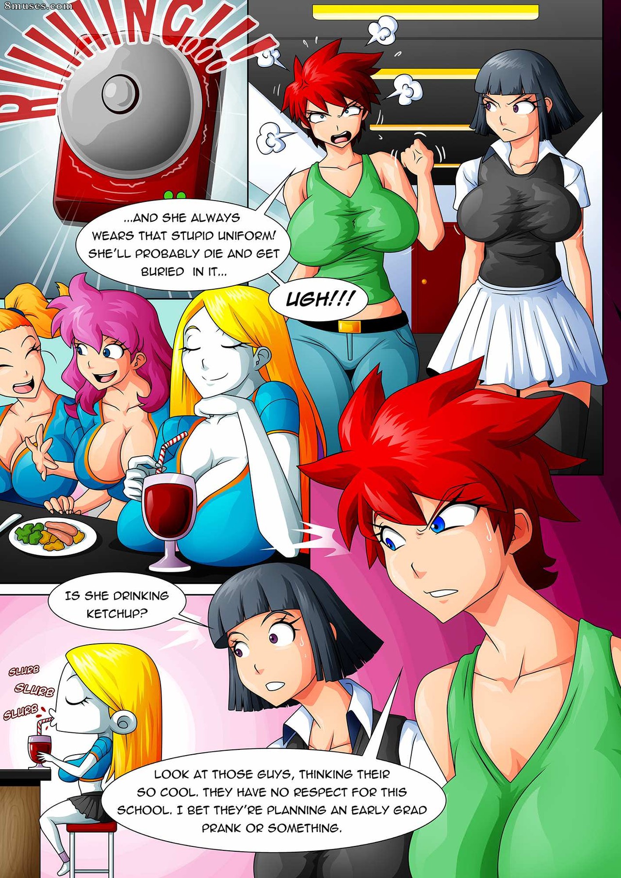 Witchking00 Comics - Caza en la escuela - Página 4