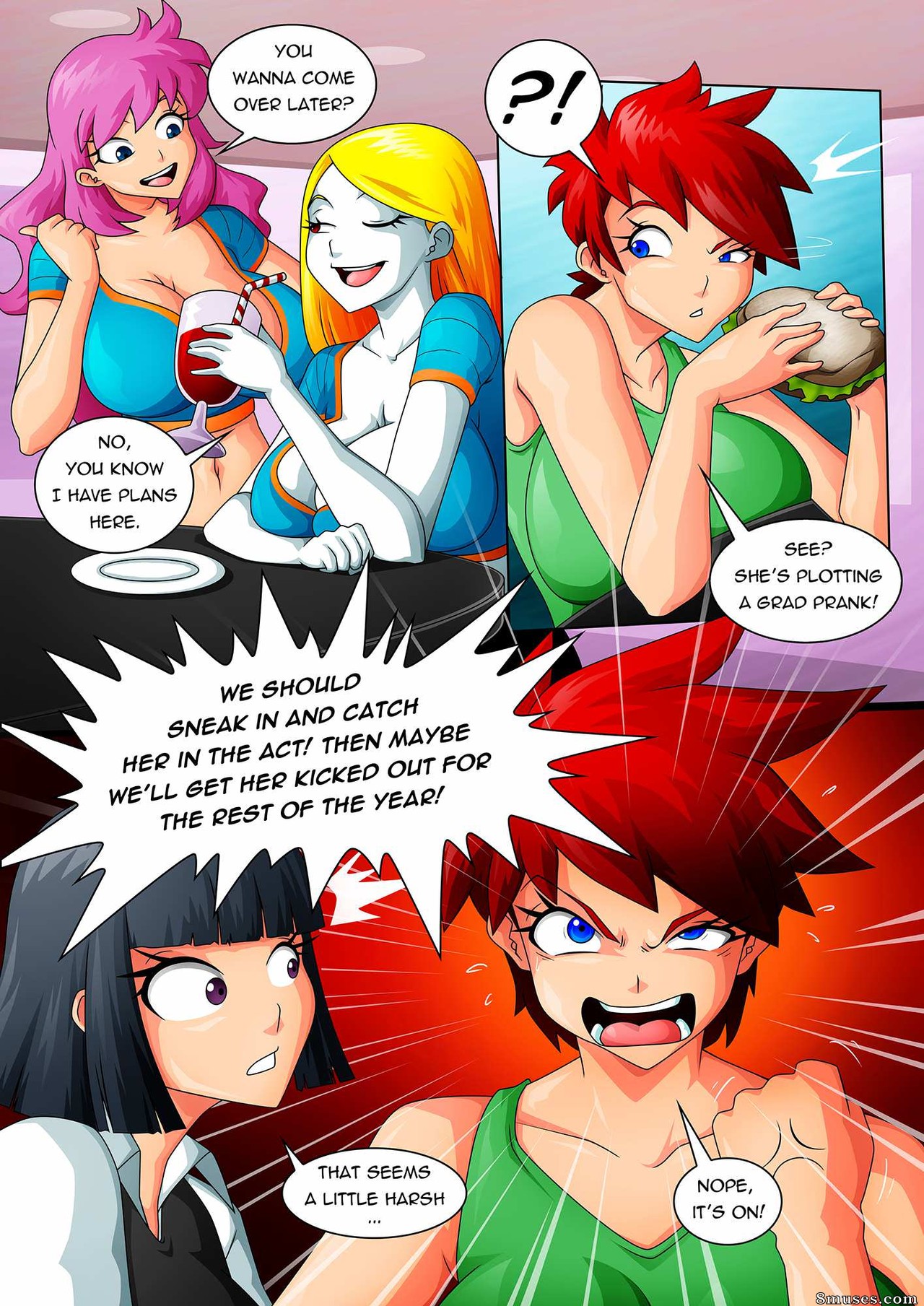 Witchking00 Comics - Caça na escola - Página 5