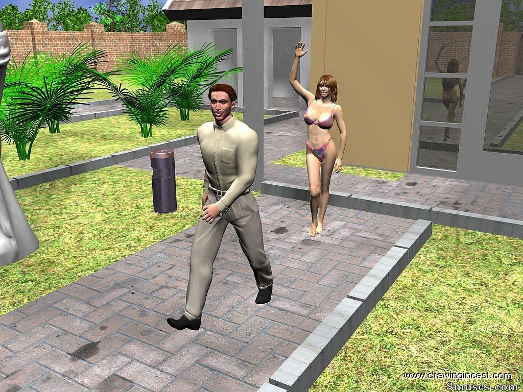 3D - Mom fucks her husband and then her son - Page 27