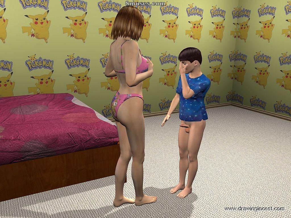 3D - Mom fucks her husband and then her son - Page 31