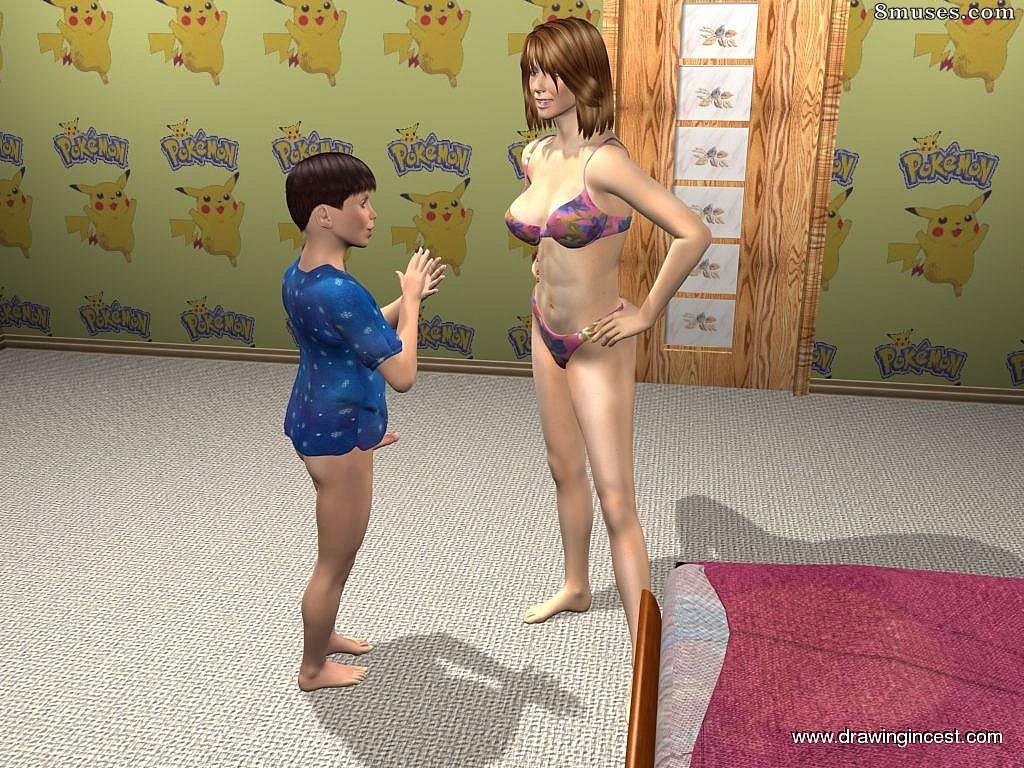 3D - Mom fucks her husband and then her son - Page 32
