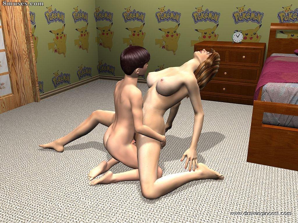 3D - Mom fucks her husband and then her son - Page 40
