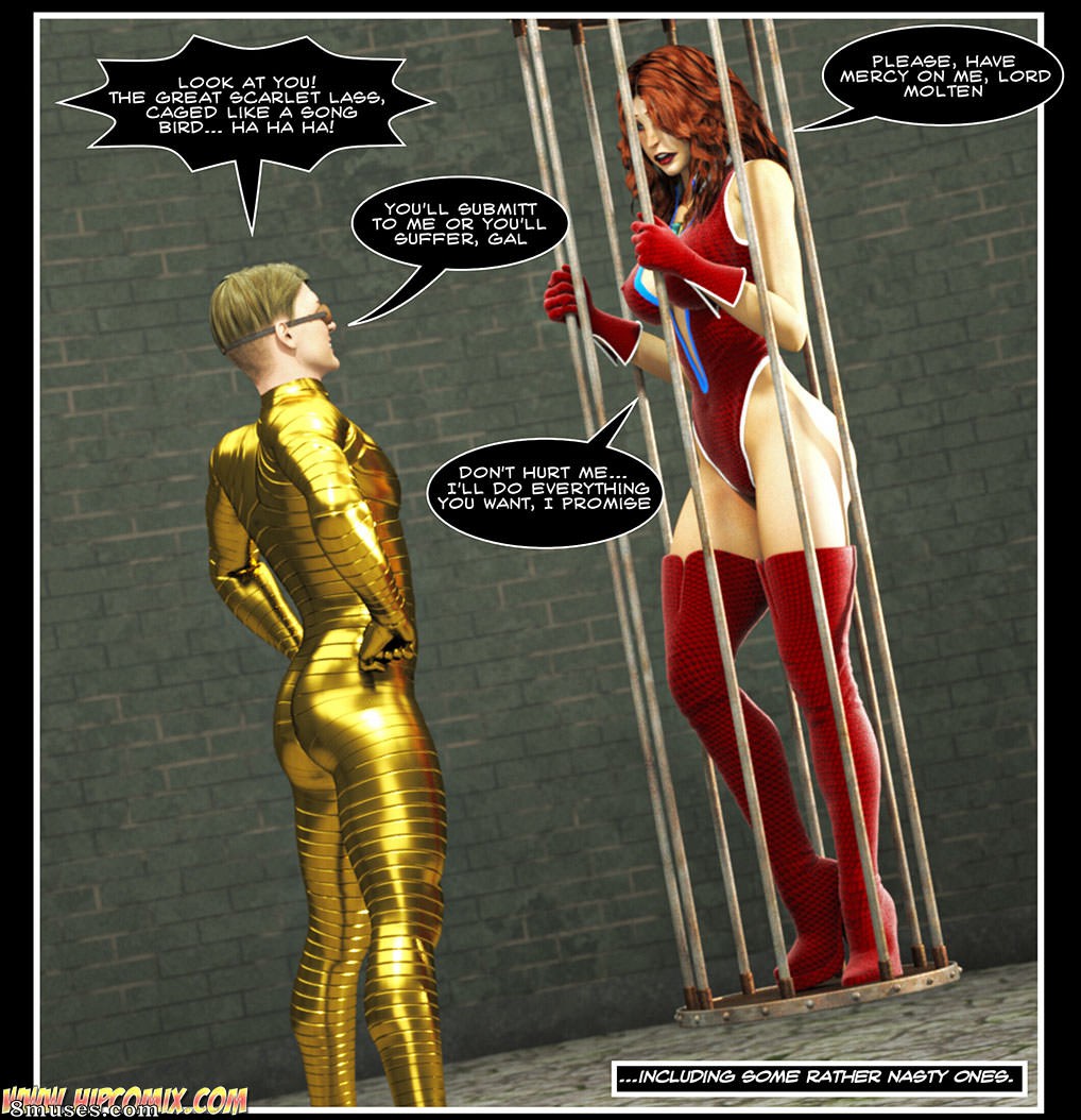 HIP Comix - Garotas da moda - A derrota de Scarlet Lass - Página 38