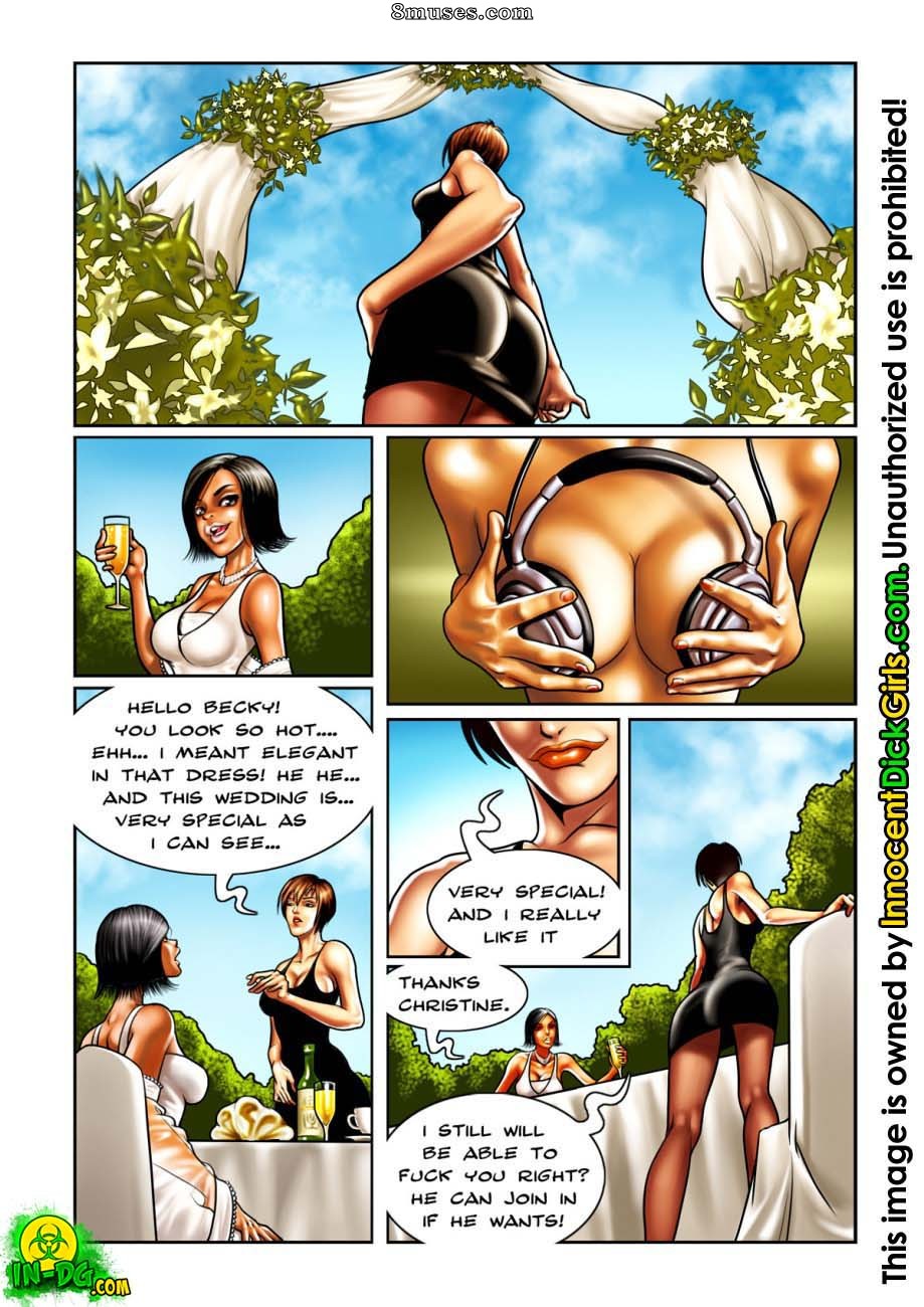 Innocent Dickgirls Comics - La boda - Página 3