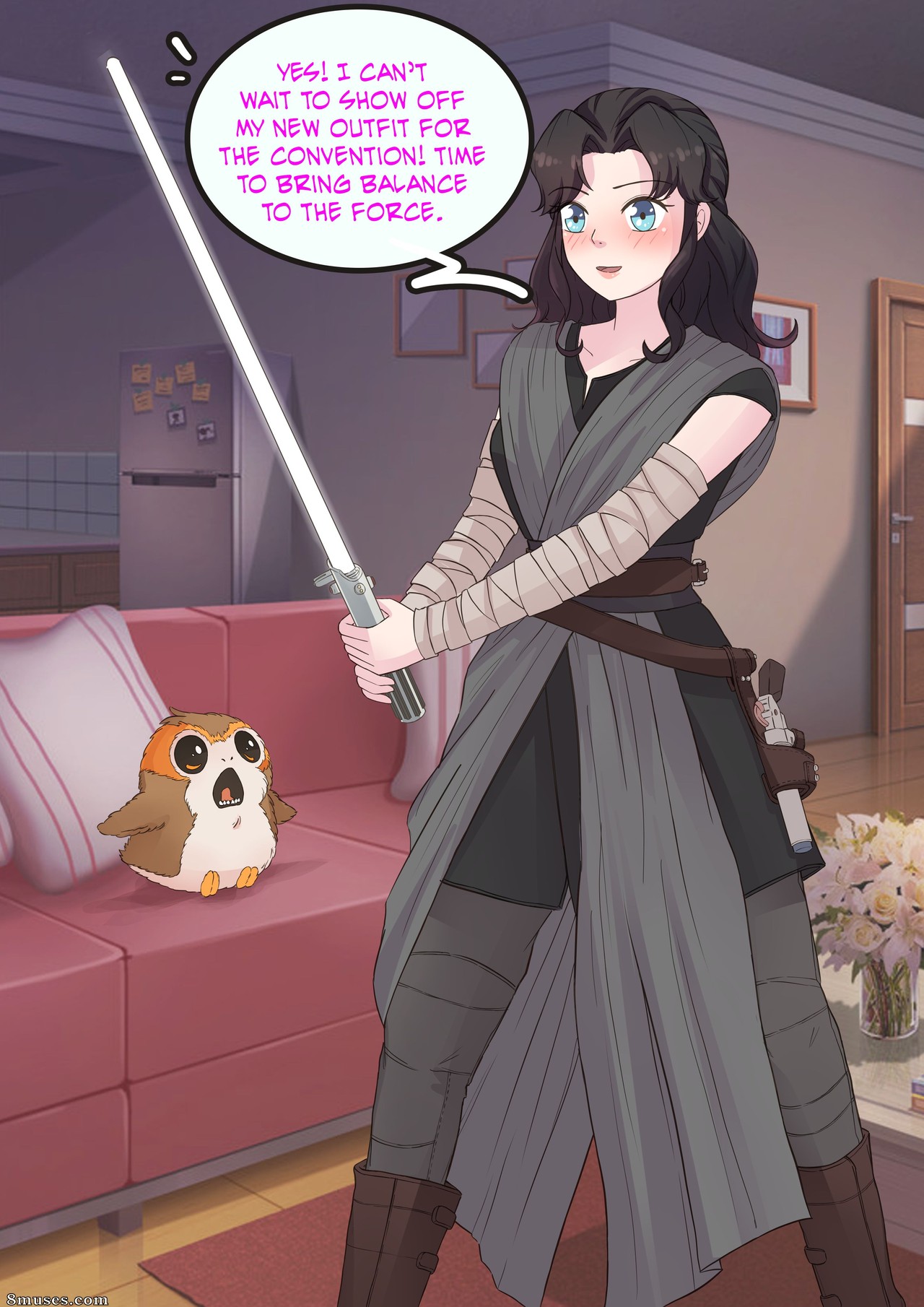 MeowWithMe Comics - Que a Força TG esteja com você - Página 5