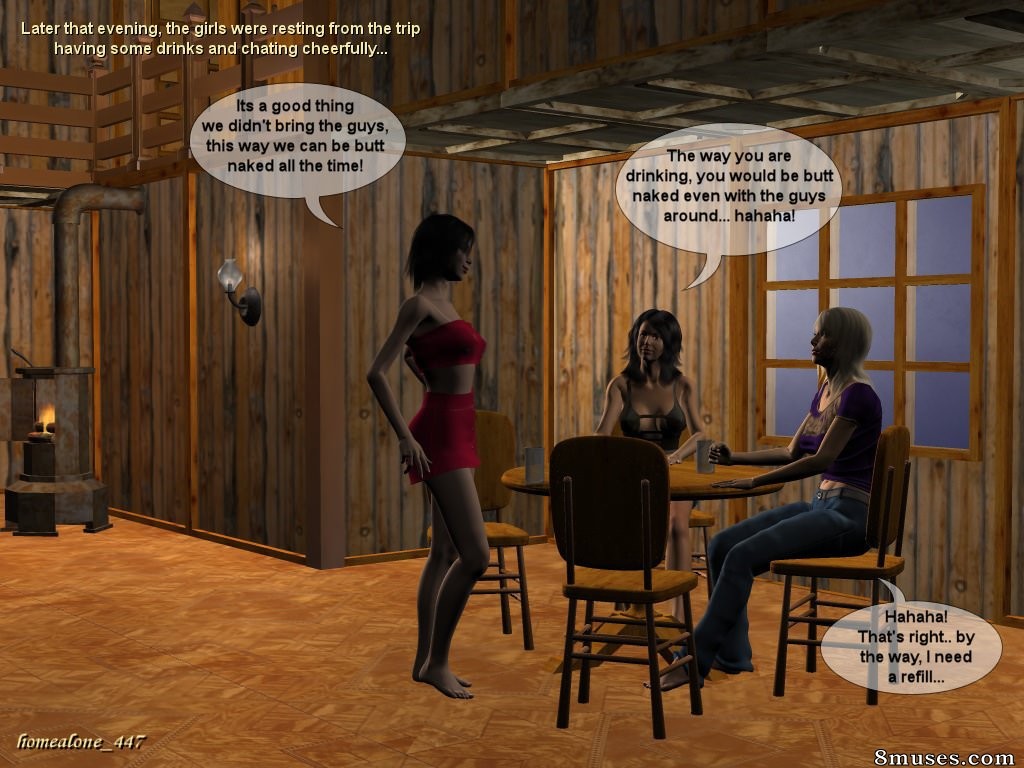 3DMonsterStories.com Comics - Nursing Girls - Page 3