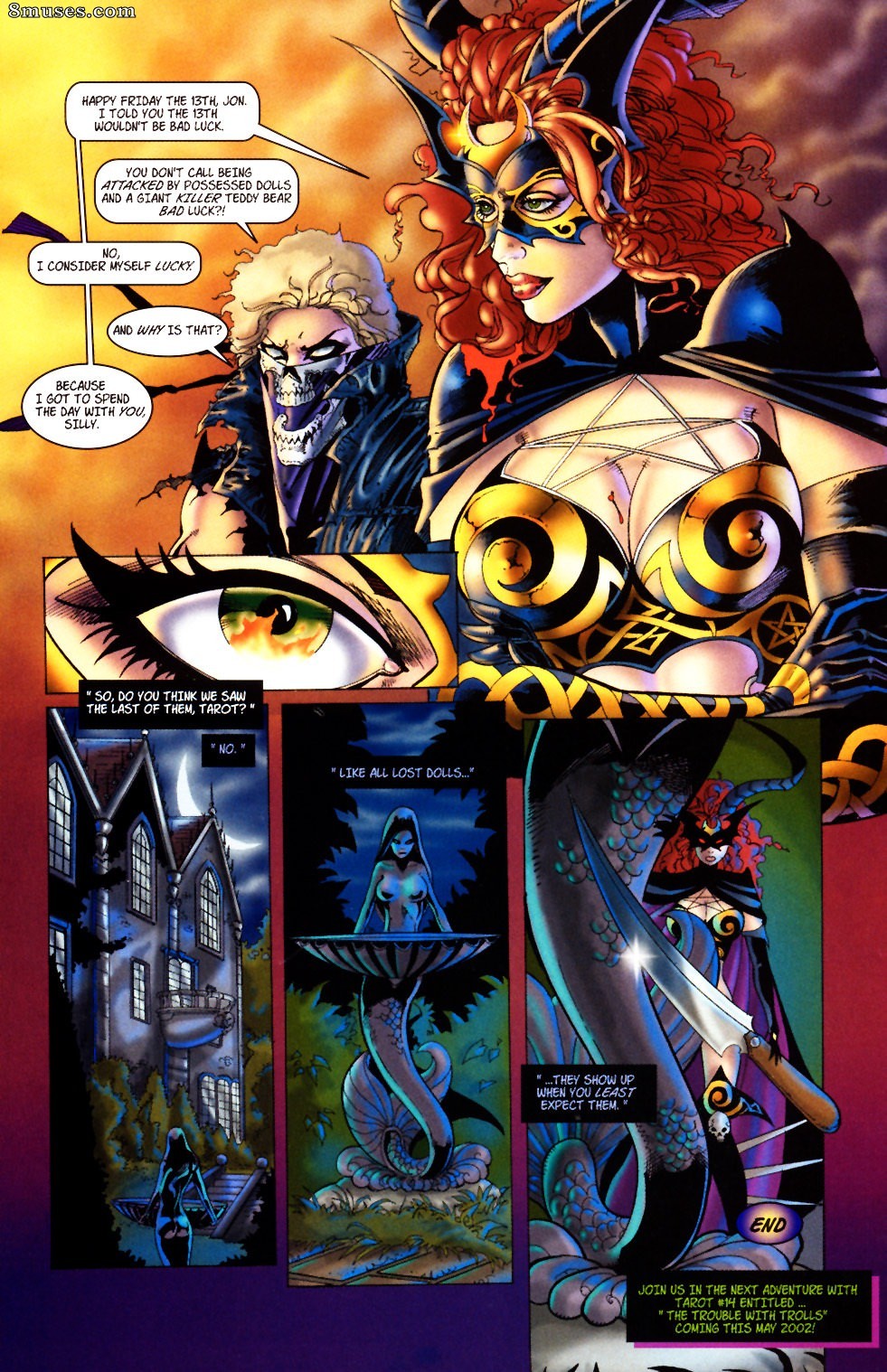 BroadSword Comics - Tarot - A bruxa da rosa negra 013 - Página 24