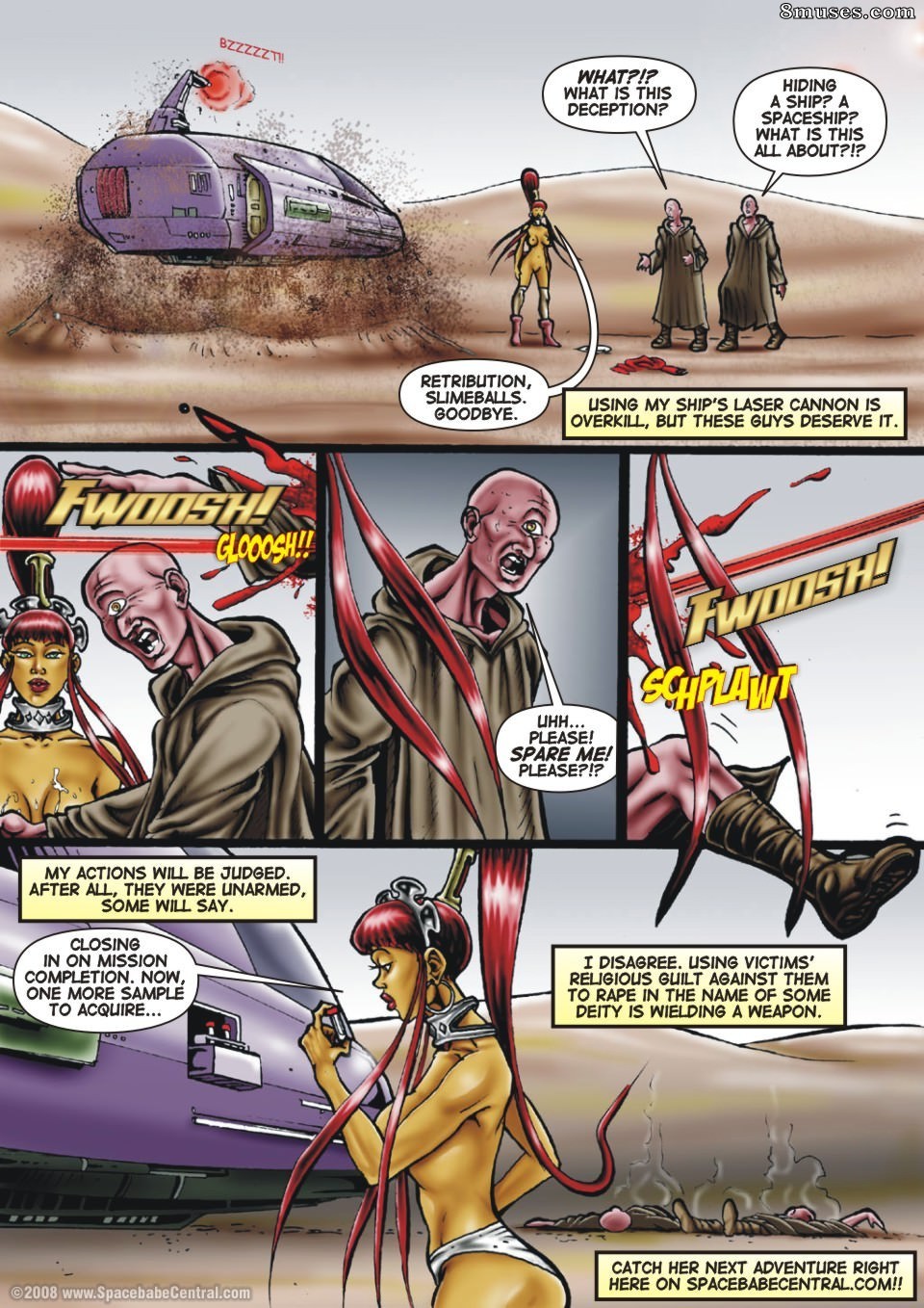 Space Babe Central - Alien Huntress - Page 15