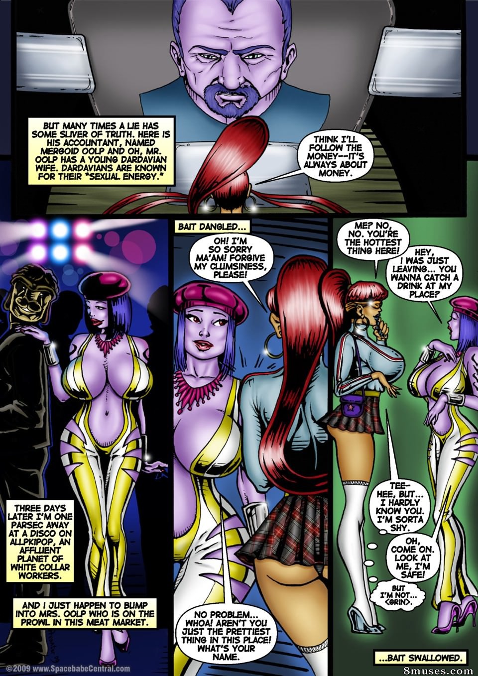 Space Babe Central - Alien Huntress - Page 92