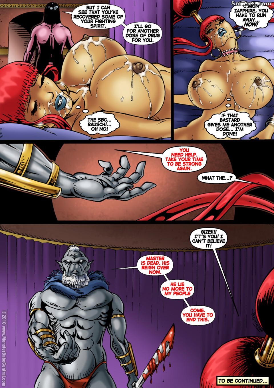 Space Babe Central - Alien Huntress - Page 135