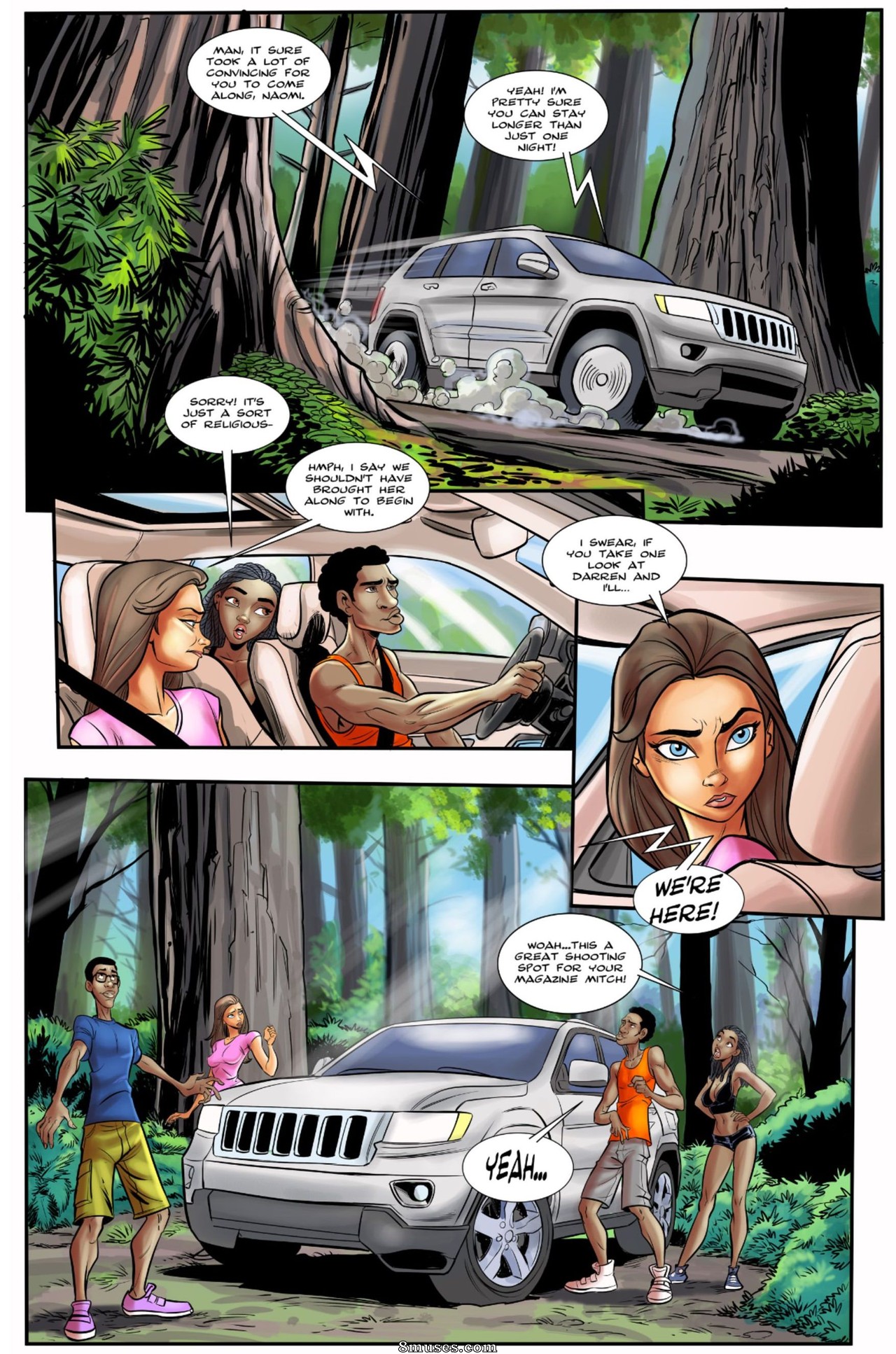 Page 3 | Giantess-Club-Comics/Hunting-for-Bigfoot/Issue-1 | 8muses - Sex  Comics