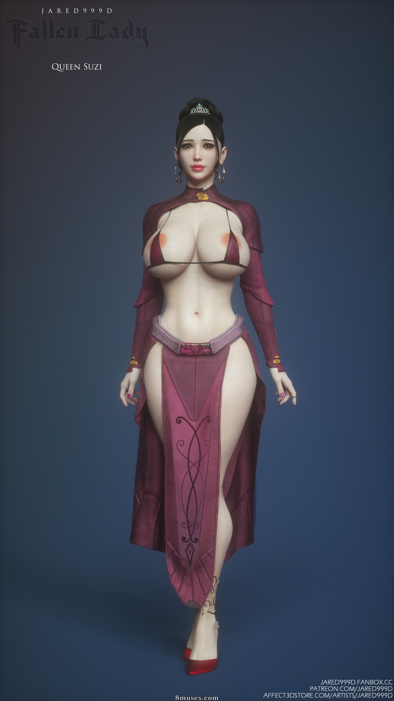 Patreon Only Bonus Images - Fallen Lady 2, patreon vote result - Page 1