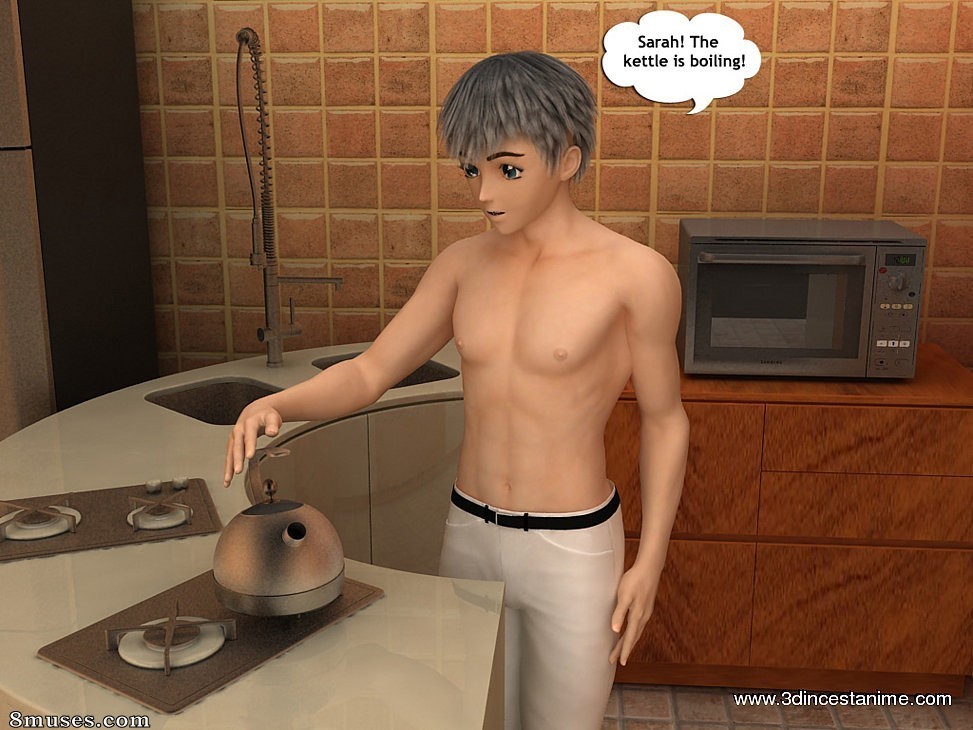 3DIncestAnime.com Comics - Wild sex scene between a hung father and horny fresh daughter - Page 1