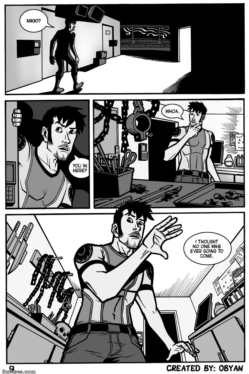 Obyan Comics - Black Comet Pirates - Up in Smoke - Page 9