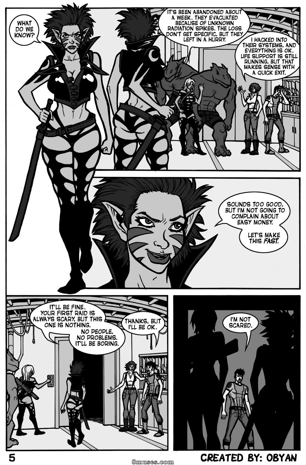 Obyan Comics - Black Comet Pirates - Up in Smoke - Page 5