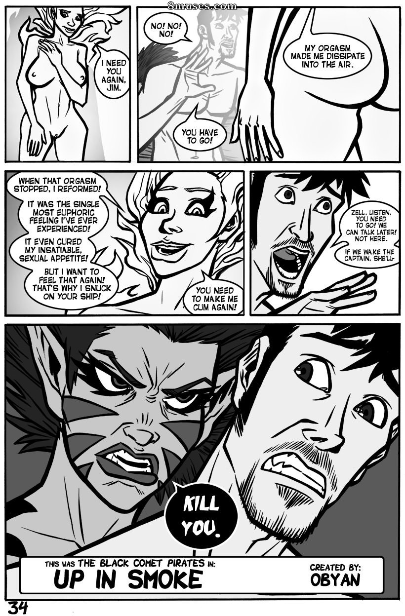 Obyan Comics - Black Comet Pirates - Up in Smoke - Page 34