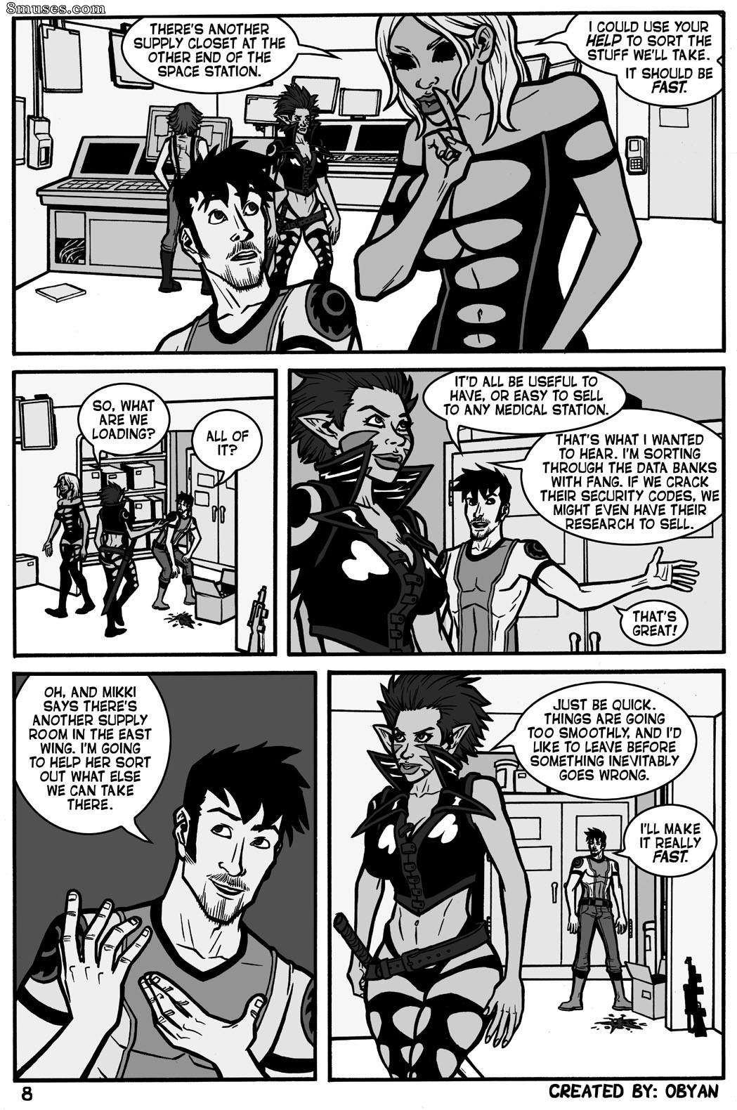 Obyan Comics - Black Comet Pirates - Up in Smoke - Page 8