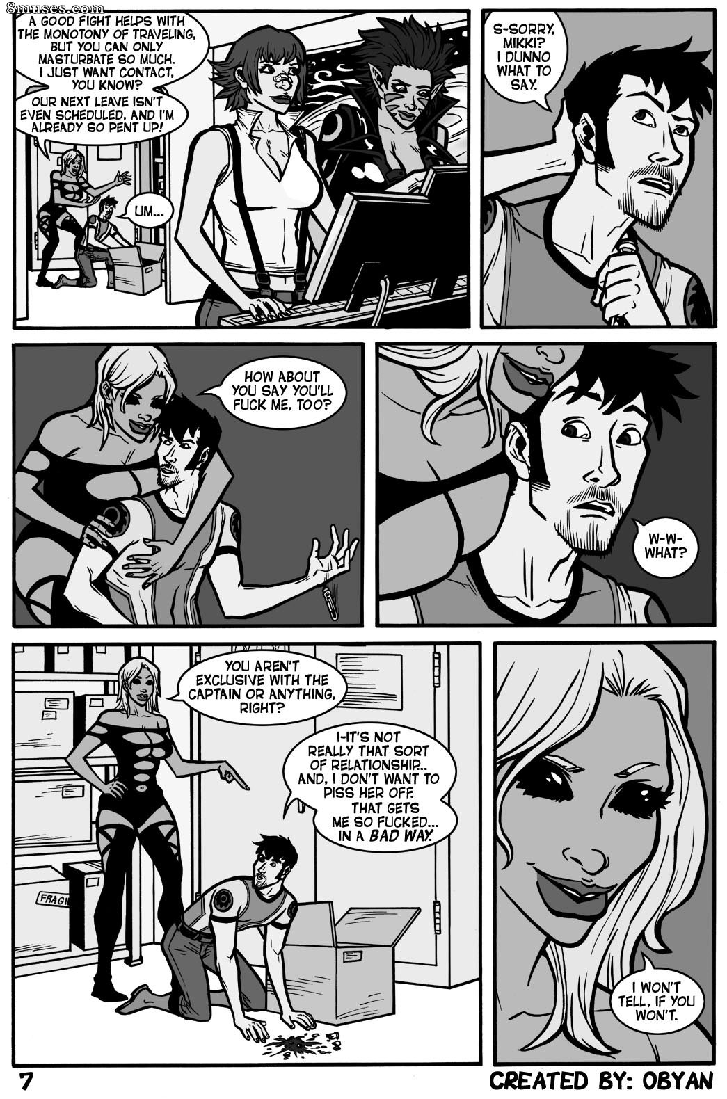 Obyan Comics - Black Comet Pirates - Up in Smoke - Page 7