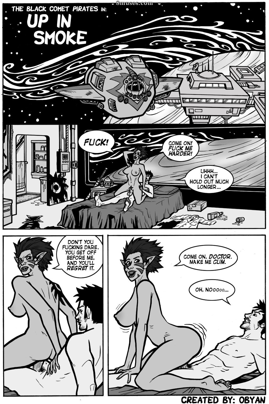 Obyan Comics - Pirates de la comète noire - En fumée - Page 1