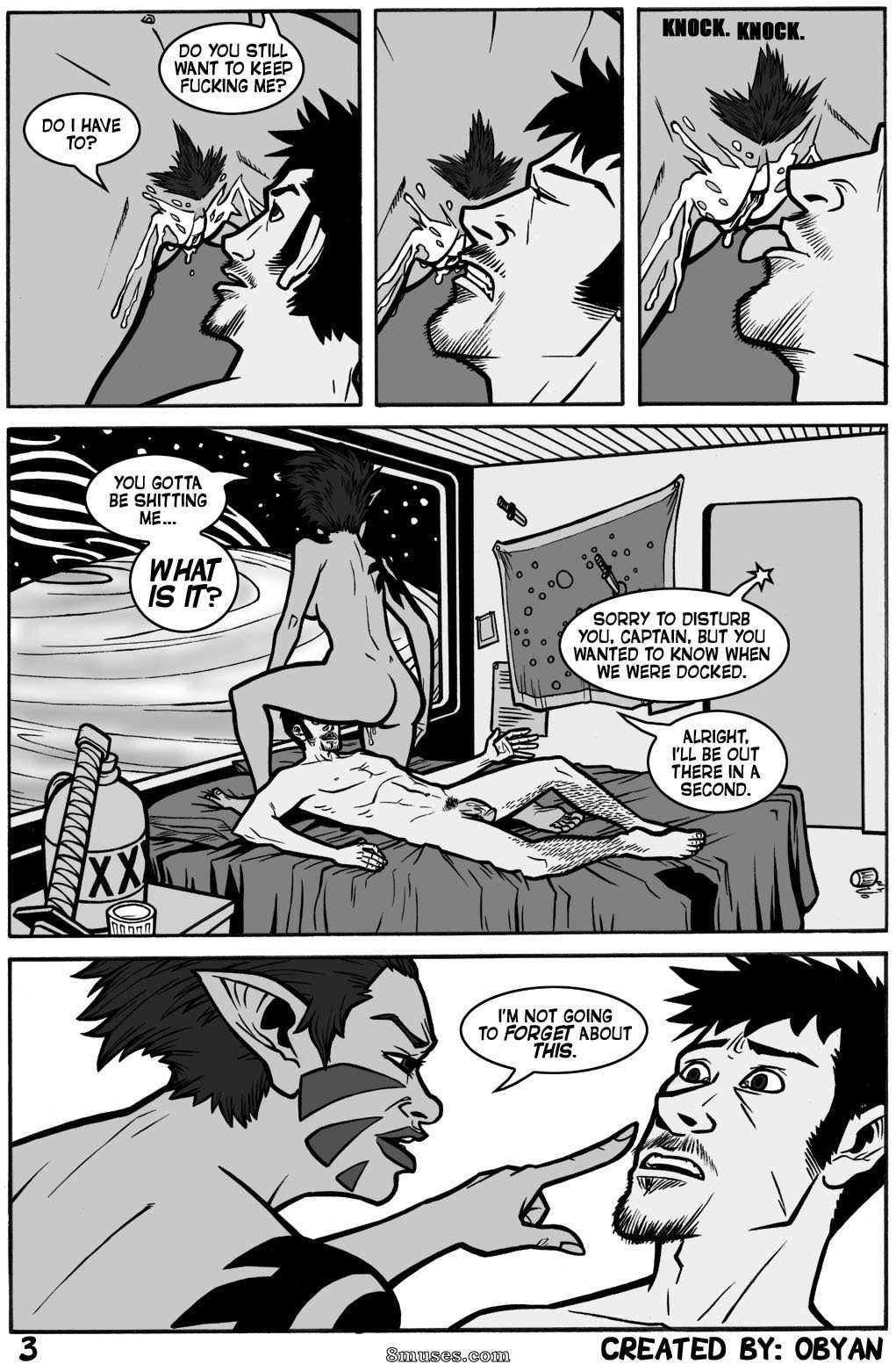 Obyan Comics - Black Comet Pirates - Up in Smoke - Page 3