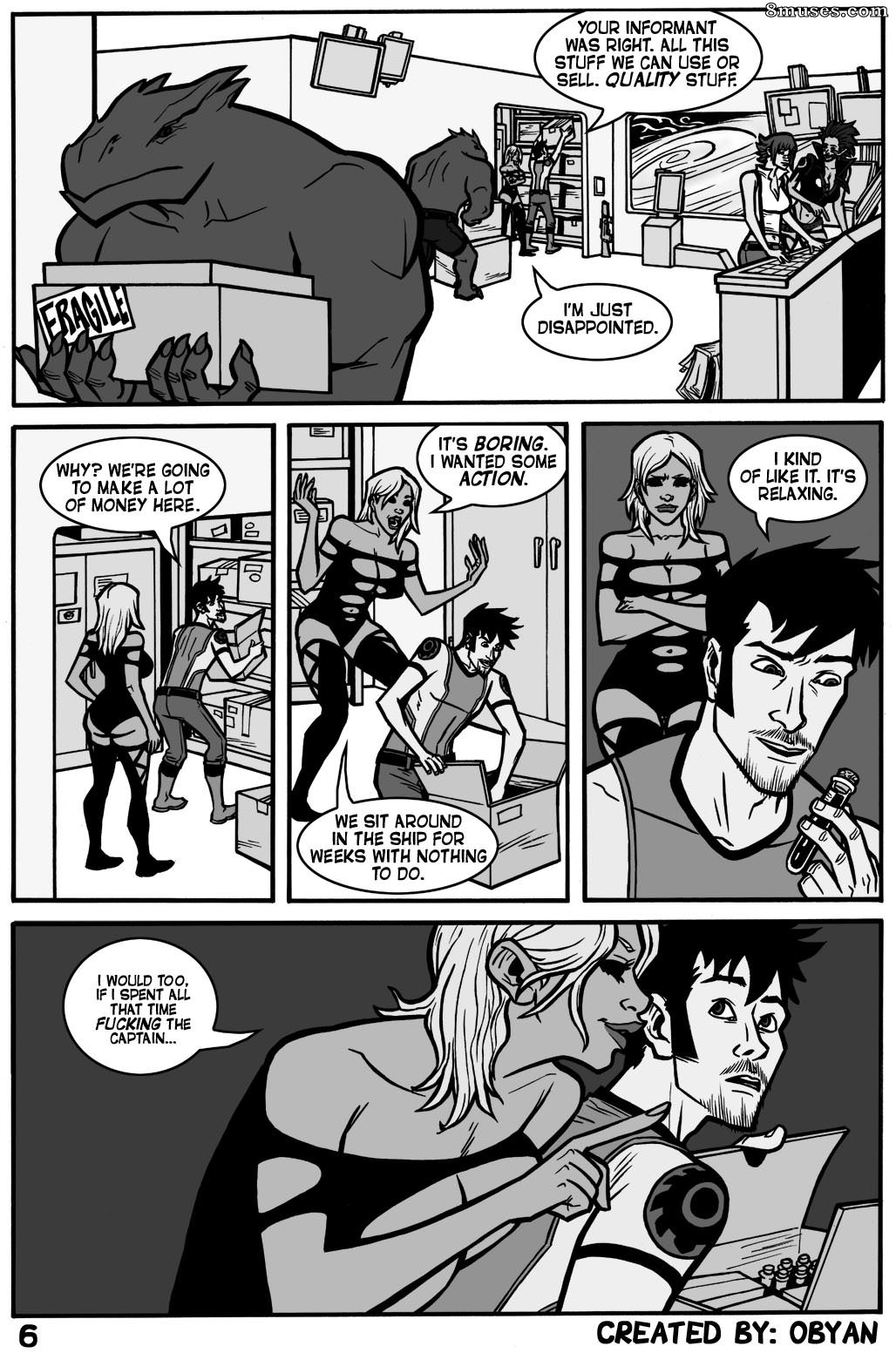 Obyan Comics - Black Comet Pirates - Up in Smoke - Page 6